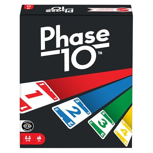 Mattel Games Phase 10 Card Game Strategy Matching Activity (2-6 Players) iojnb