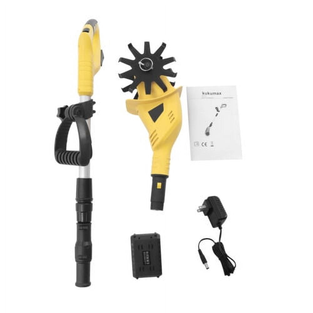 PAKKI 20V Cordless Electric Garden Tiller Cultivator (Black, 5.1 lb) ag50w