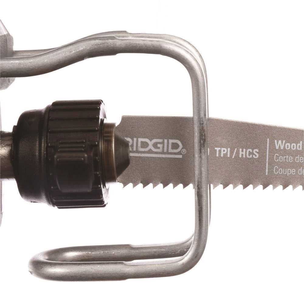 RIDGID 6-Amp Orbital Reciprocating Saw Kit (Orange, 1-Pack) 3gwn2