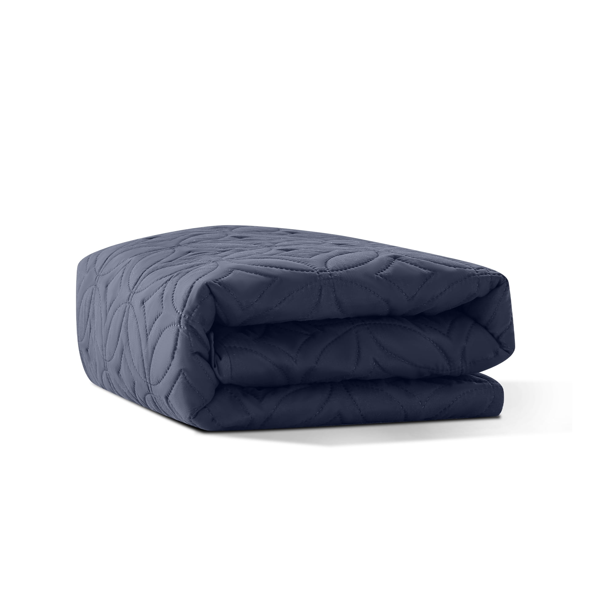 BEDLORE Waterproof Mattress Protector, Breathable Fitted Mattress Pad Cover, Soft Hypoallergenic Microfiber (Navy Blue, Queen Size) pn1gn