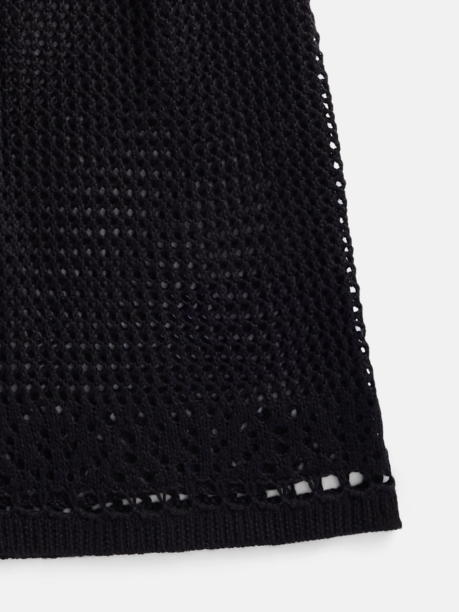 Weekend Academy Girls Mesh Coverup Dress, Lightweight Sleeveless Knit Beachwear (Black, Size 4-18) ghp28