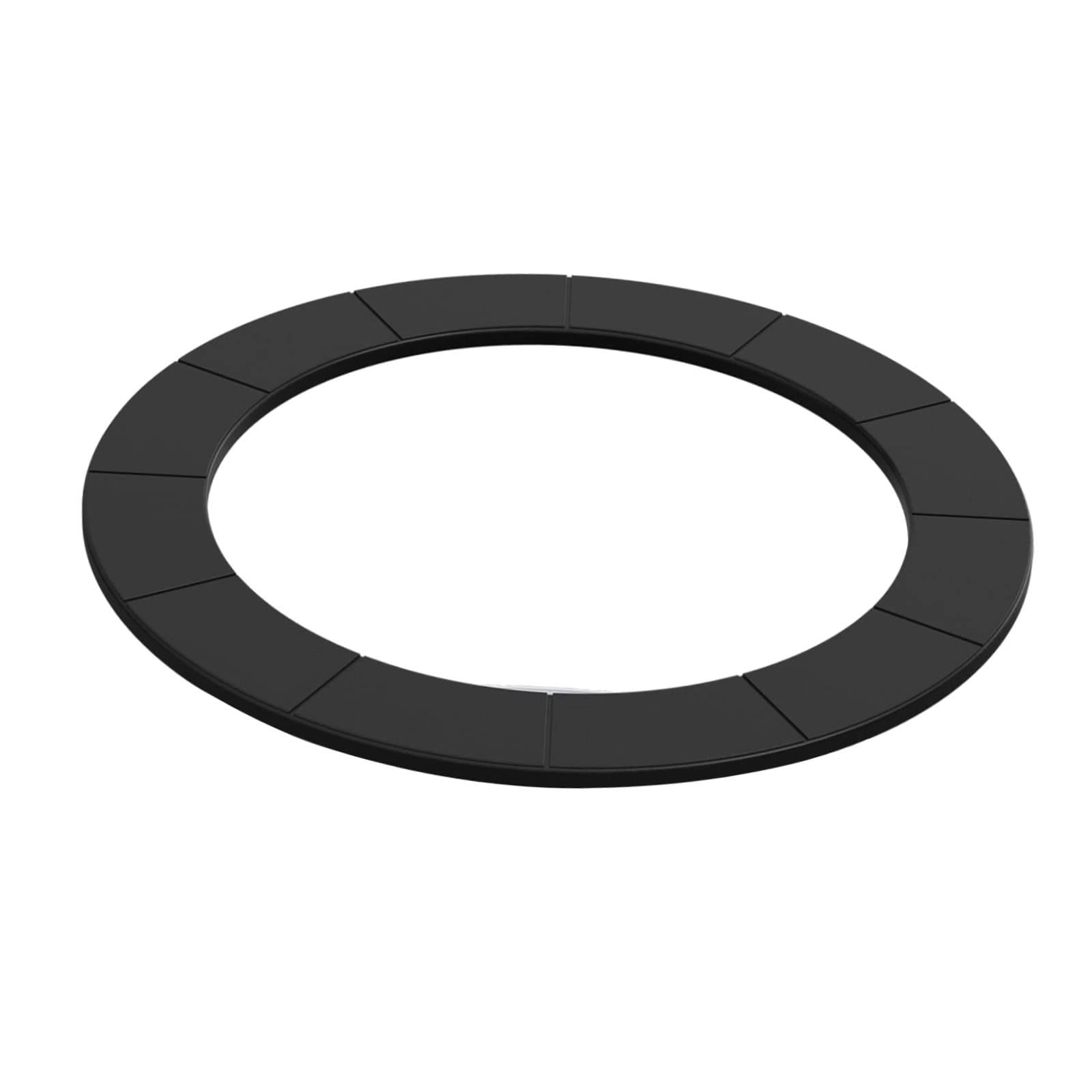 harayaa Trampoline Spring Cover Replacement Safety Pad Thick Foam Edge Protection (Black, 14 ft) mp6go