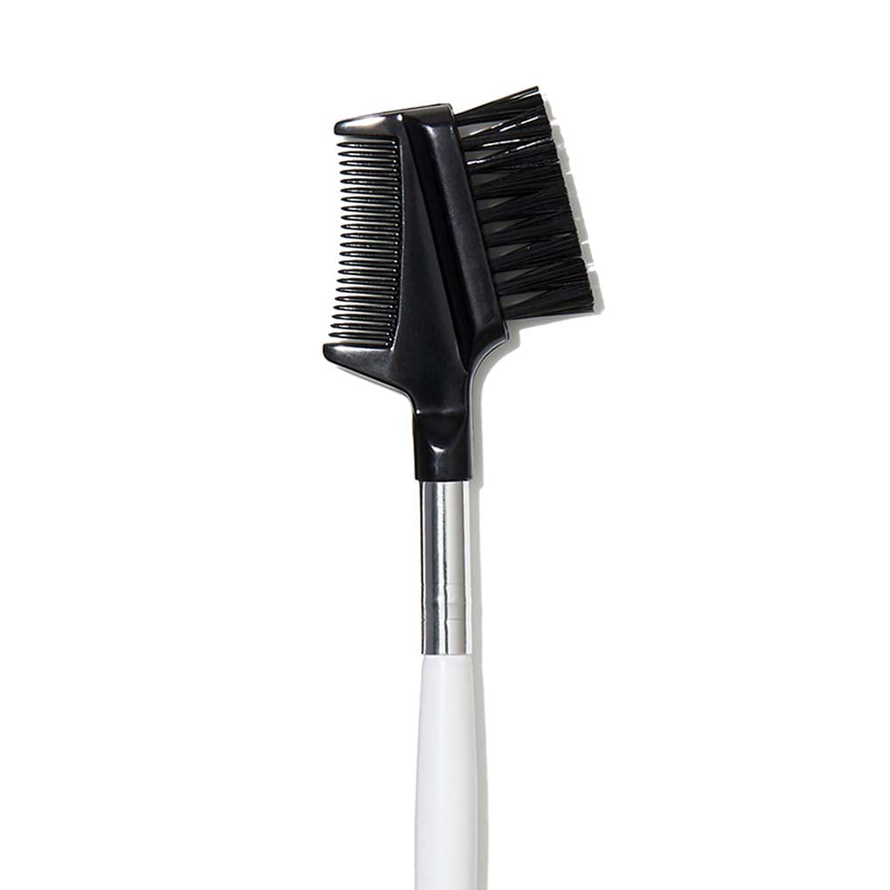 e.l.f. Cosmetics Brow Comb and Brush Dual-Ended Grooming Tool (Clear, 1 Count) 1ujyy