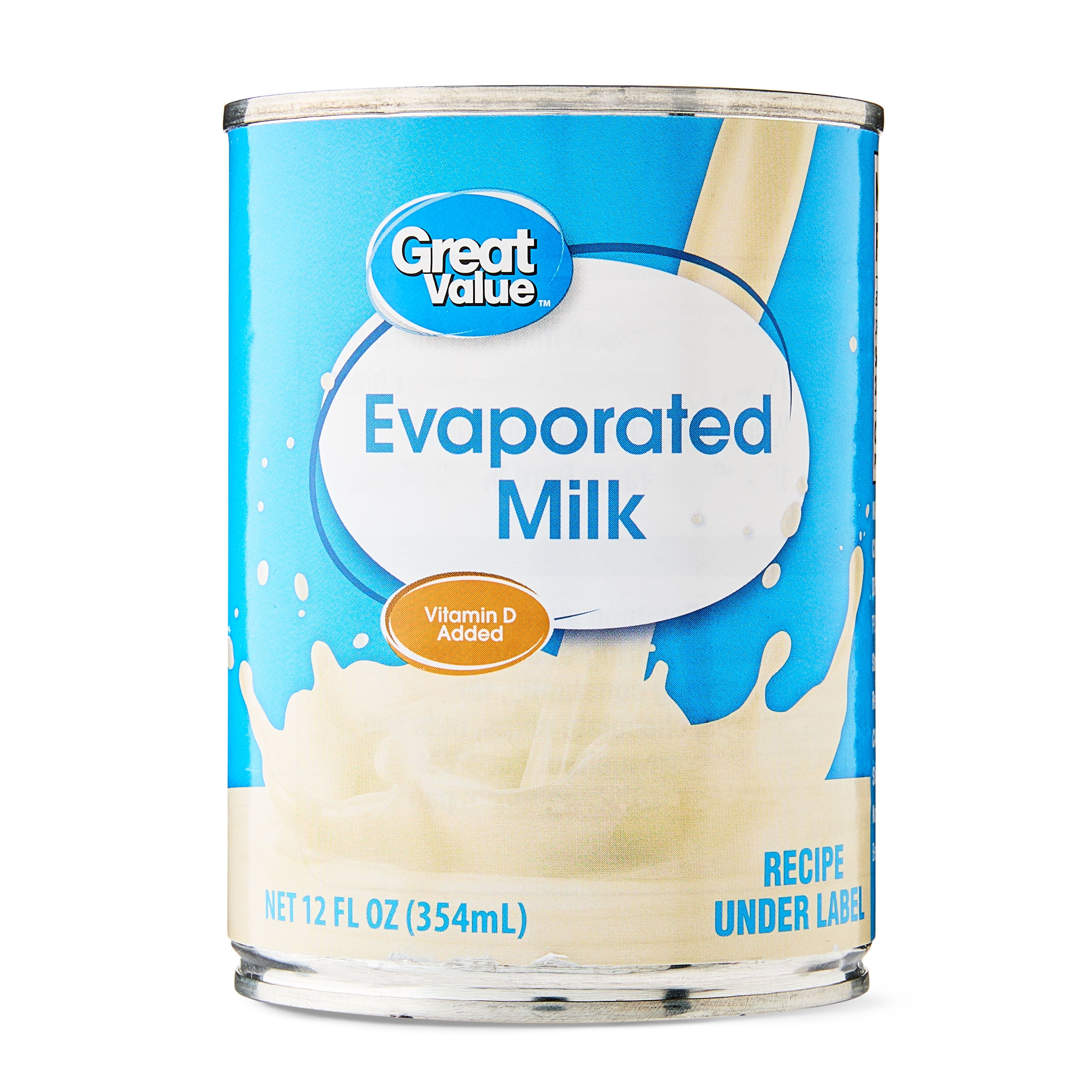 Great Value Evaporated Milk, Rich and Creamy Cooking Ingredient (12 fl oz) db07v