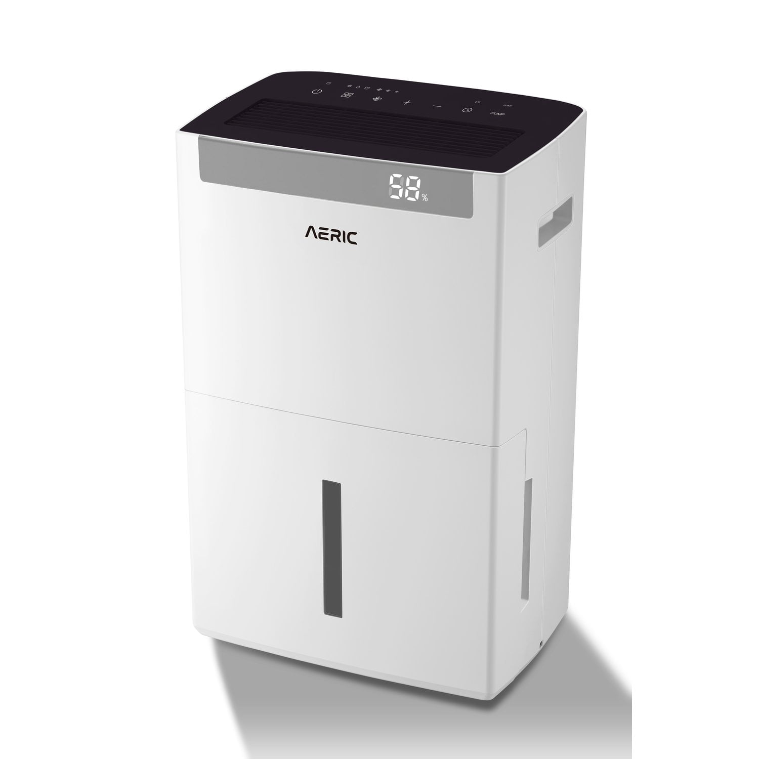 Aeric 50-Pint Portable Dehumidifier for Large Rooms up to 4500 Sq Ft with Drain Hose (White) d0y68