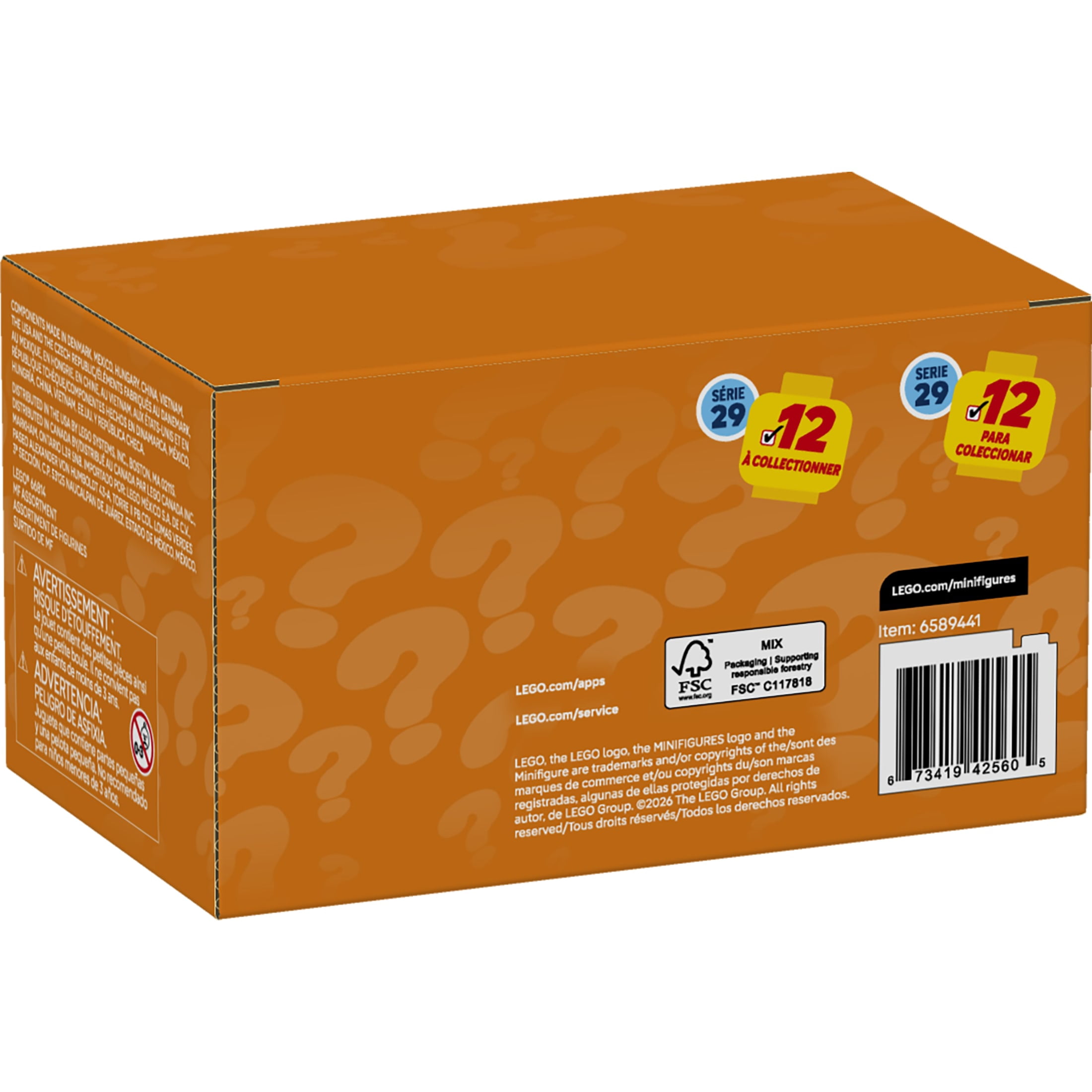 LEGO Minifigures Series 29 Mystery Box Multipack (6 Pack) lmvle - Image 4