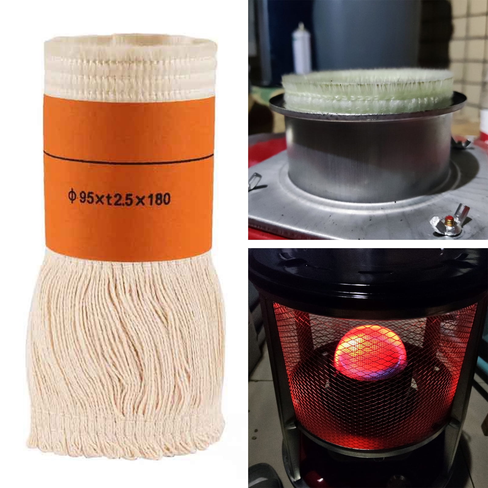 Opvise Kerosene Stove Replacement Wick Pure Cotton Heating Core (XS, 1 Pack) exnjj