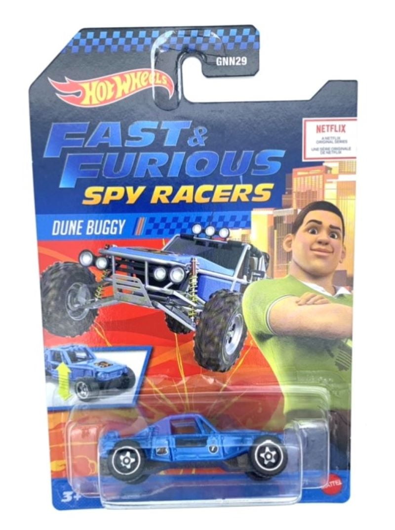 Hot Wheels Fast & Furious Spy Racers Dune Buggy Die-Cast Vehicle (Blue, 1:64 Scale) qn1c3