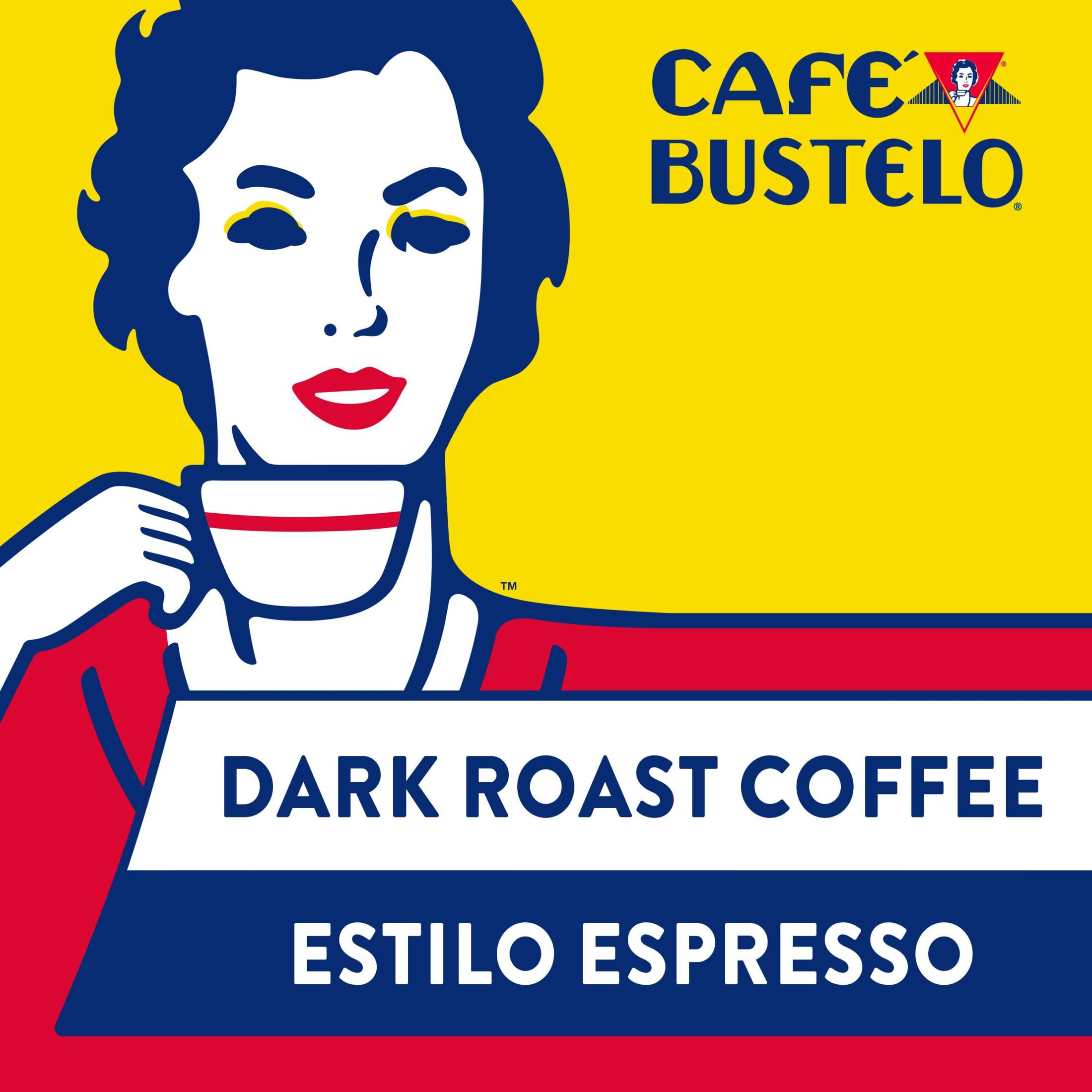 Cafe Bustelo Espresso Style Dark Roast Instant Coffee (Dark Roast, 7.05 oz) z6dx4