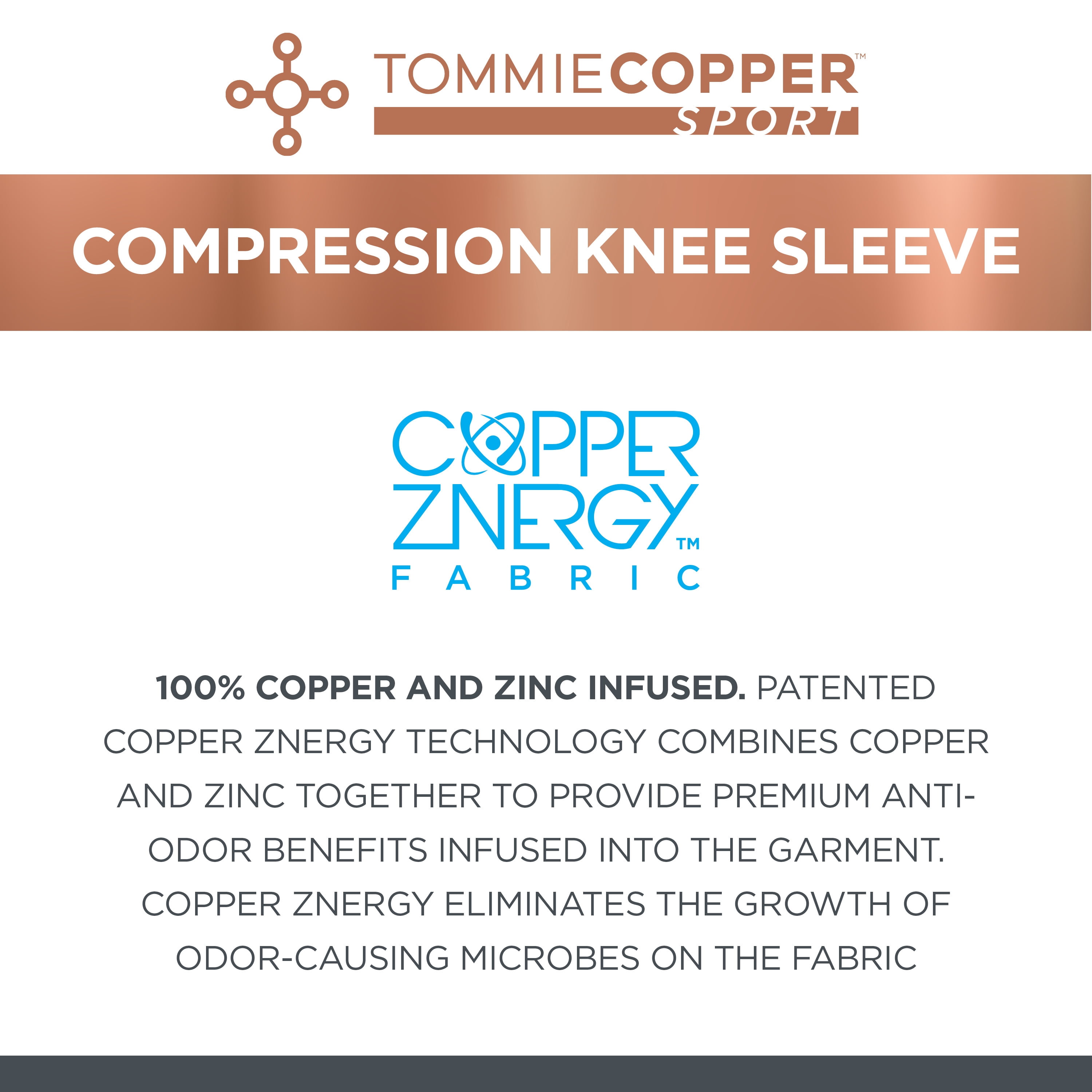 Tommie Copper Sport Compression Knee Sleeve, Targeted Support & 4D Stretch Fabric (Black, Small/Medium) hyfo7