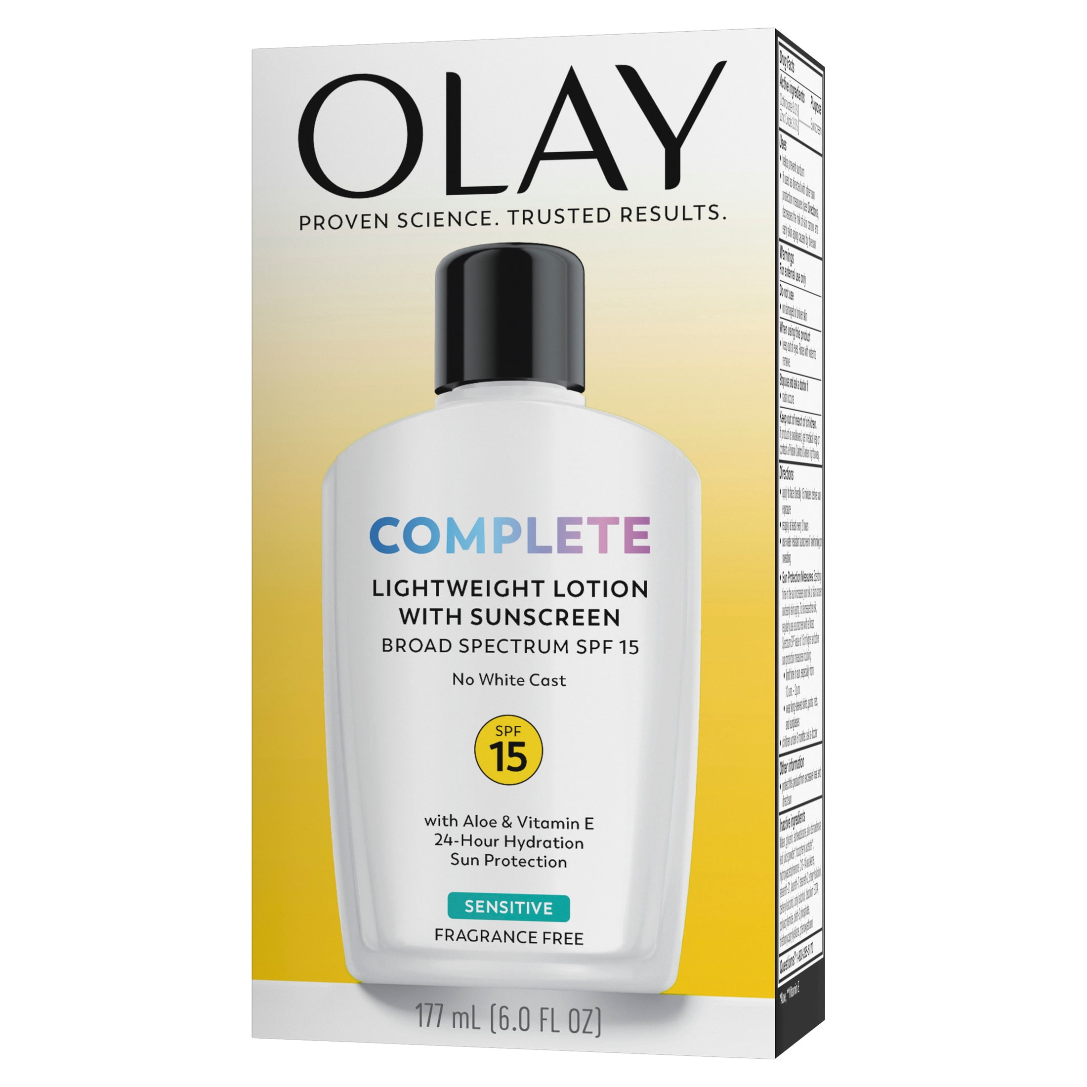 Olay Complete Daily Face Moisturizer for Sensitive Skin, SPF 15 Sun Protection (6 oz) i5len