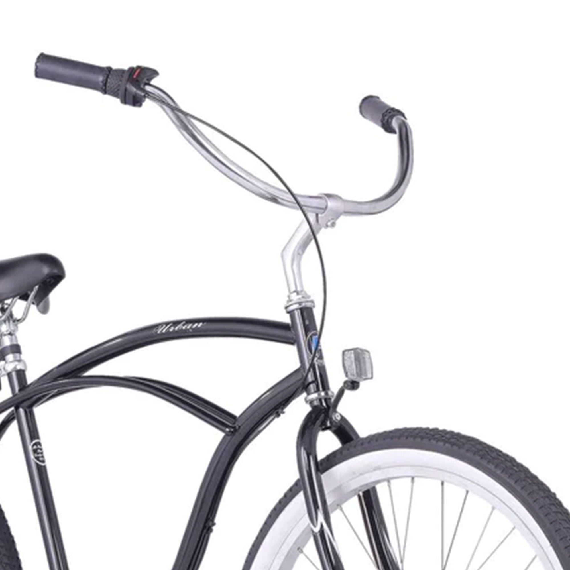 Firmstrong Urban Man 3-Speed Beach Cruiser Bike (Black, 26 in) bzgkq