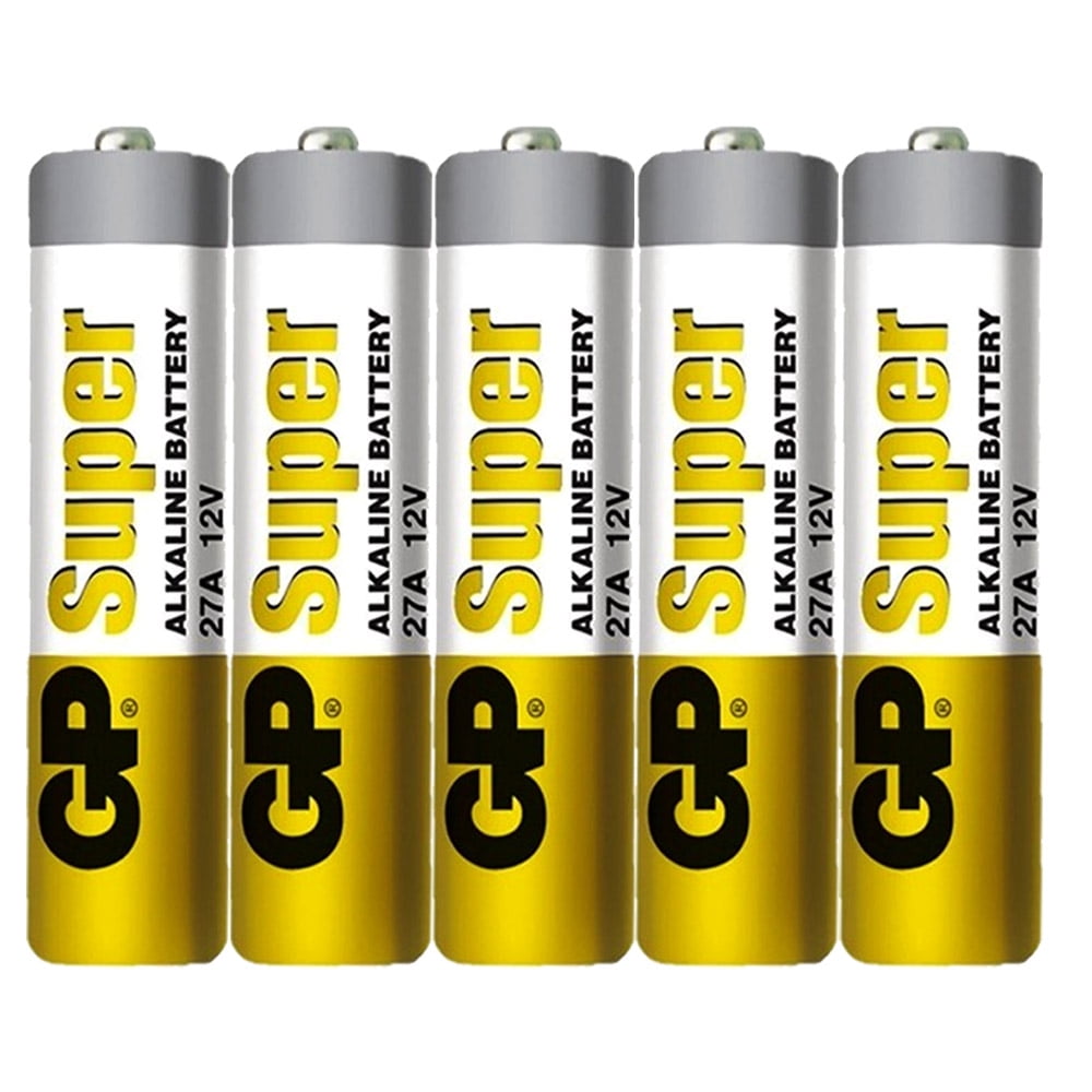 G&P 27A 12V Alkaline Battery for Remote Controls and Security Alarms (5 Pack) 8fb0g