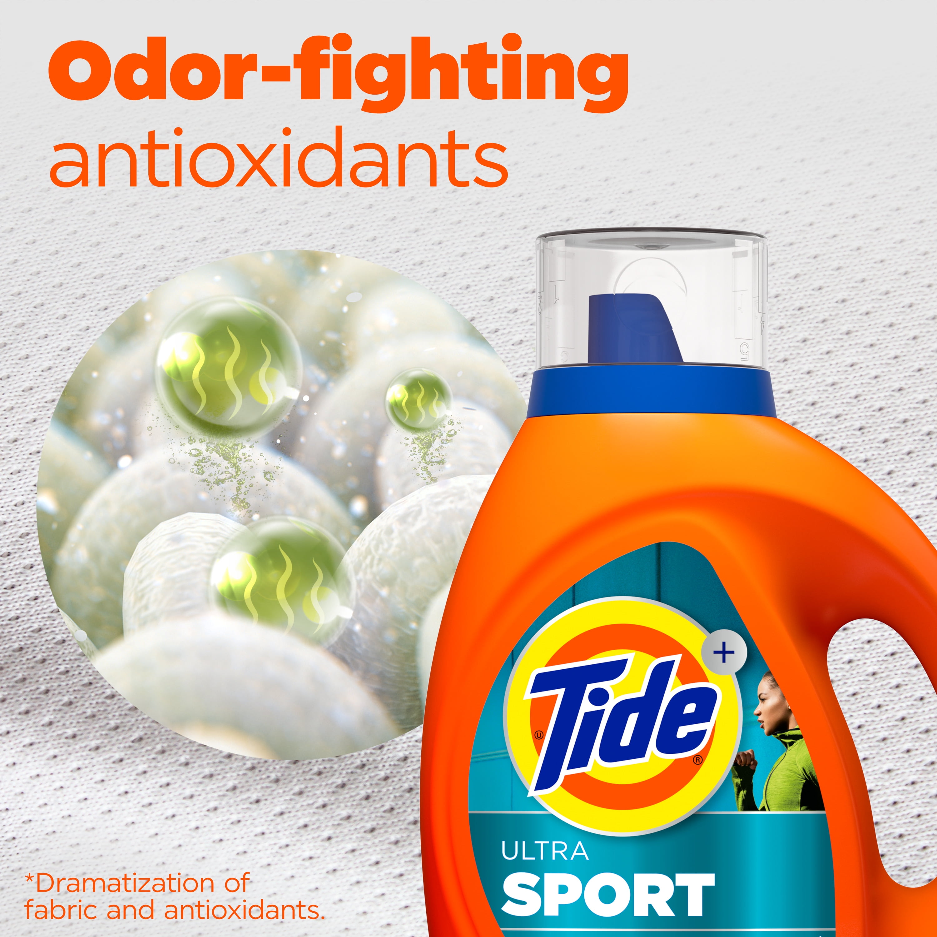 Tide Ultra Sport Liquid Laundry Detergent, Advanced Sweat and Stain Fighter (117 fl oz, 83 Loads) xem91