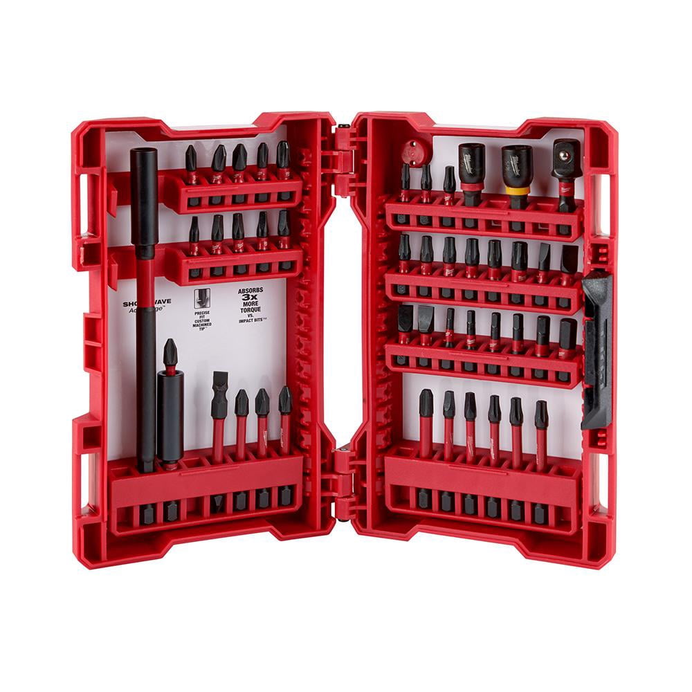 Milwaukee Shockwave Impact Duty Driver Bit Set (45 Piece) vbi1c
