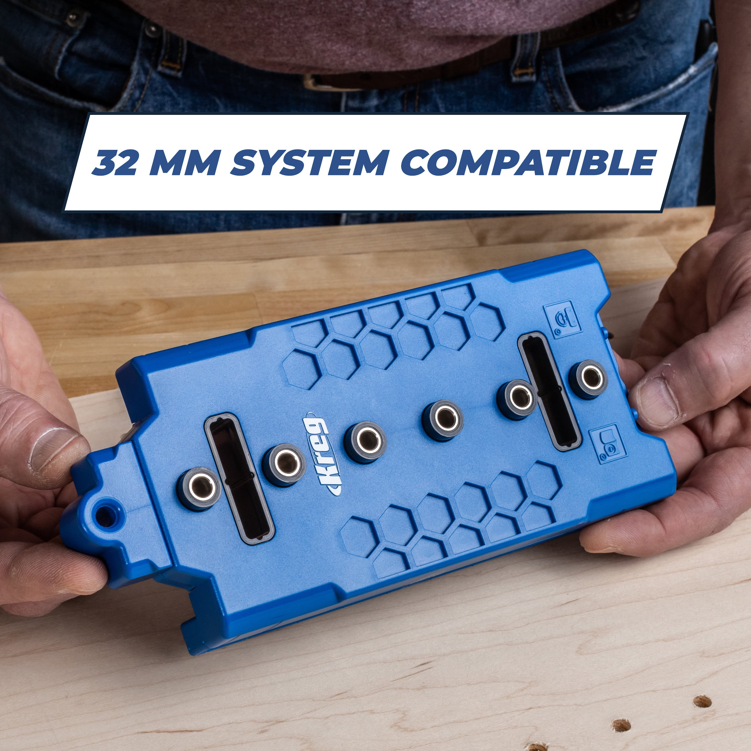 Kreg Shelf Pin Jig for Cabinetry (5mm, 1-1/4 in Spacing) q29rd