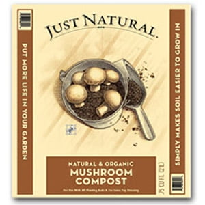 Oldcastle Lawn & Garden Just Natural Mushroom Compost Soil Amendment (0.75 cu ft) xxiwh