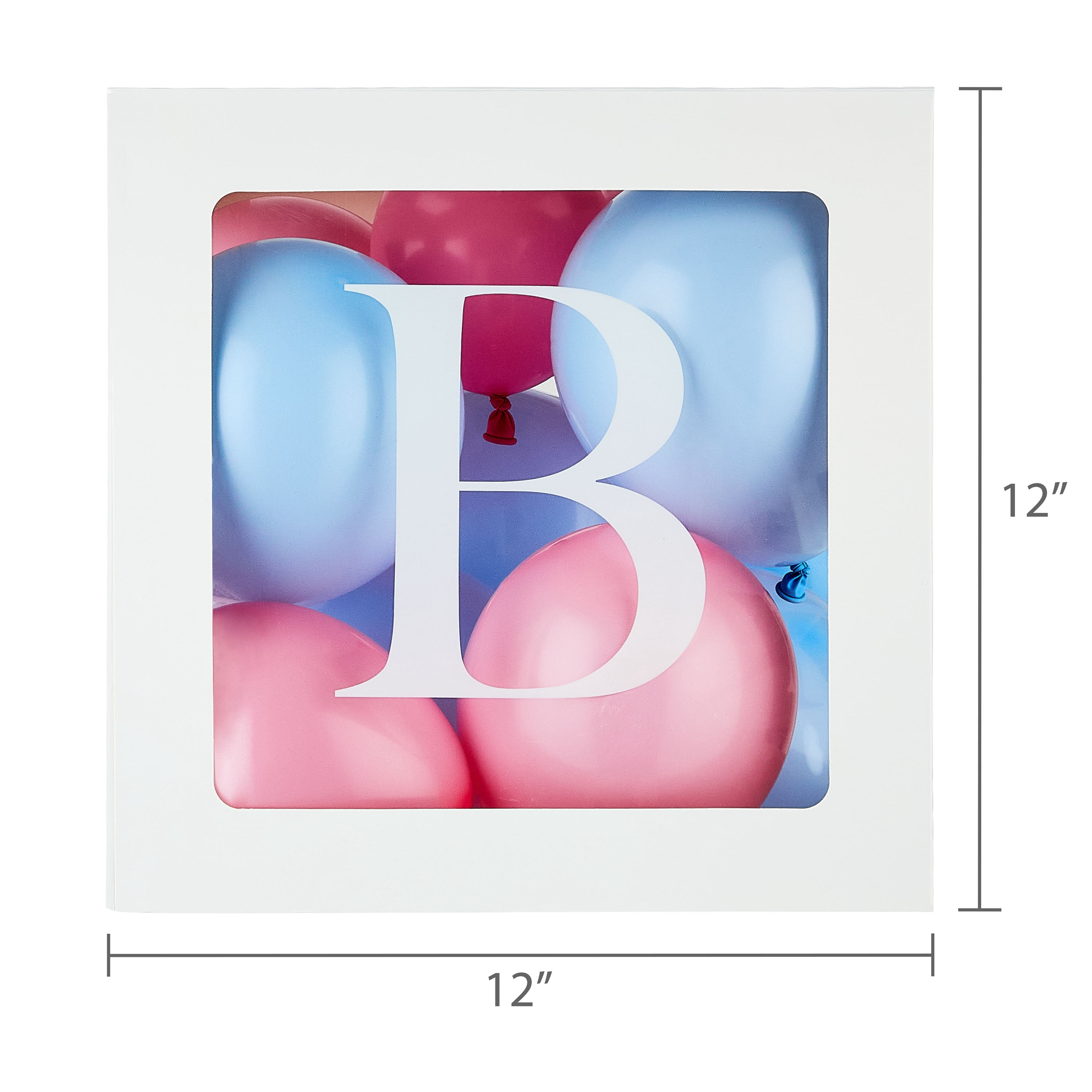 Way To Celebrate Baby Shower Balloon Block Decoration Kit (Pink and Blue, 60 Pieces) 87zkk