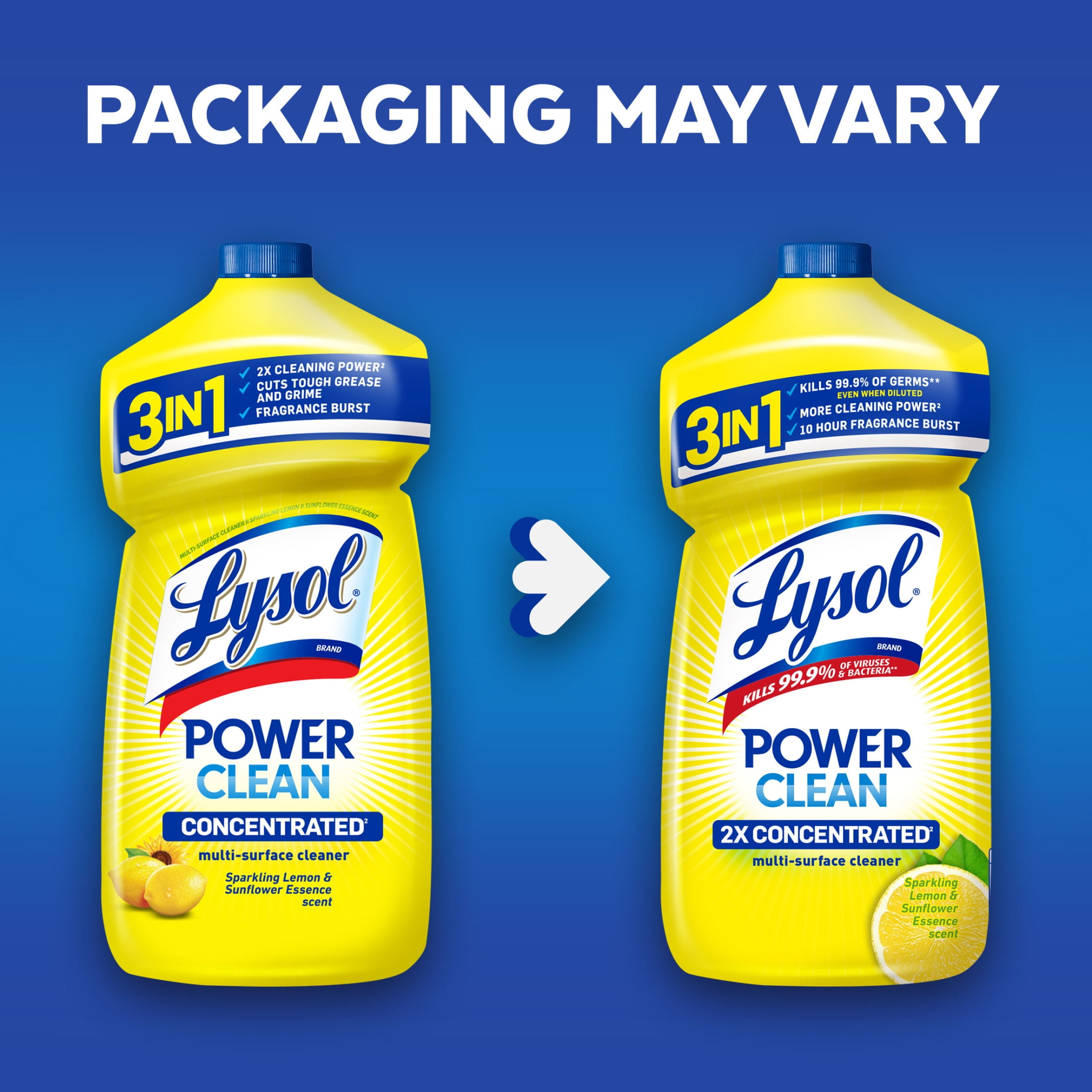 Lysol Multi-Surface Disinfectant Cleaner, Concentrated Floor & Kitchen Solution (Lemon & Sunflower, 28 fl oz) h6bzc