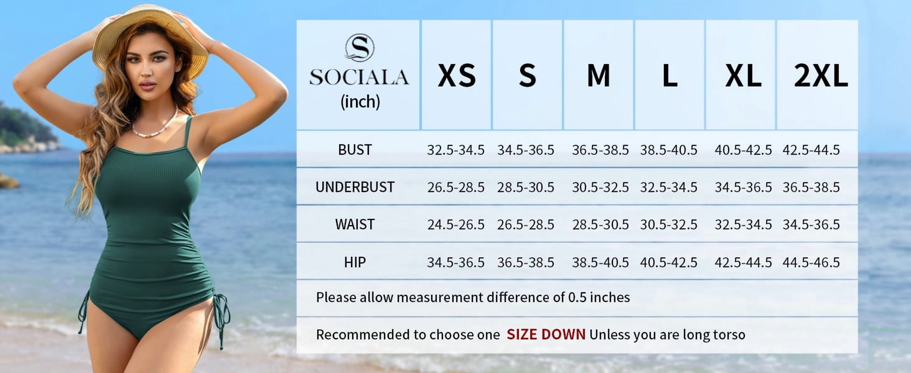 Charmo Ribbed One Piece Tummy Control Swimsuit (Ruched Monokini, Adjustable Tie Side) q5brf