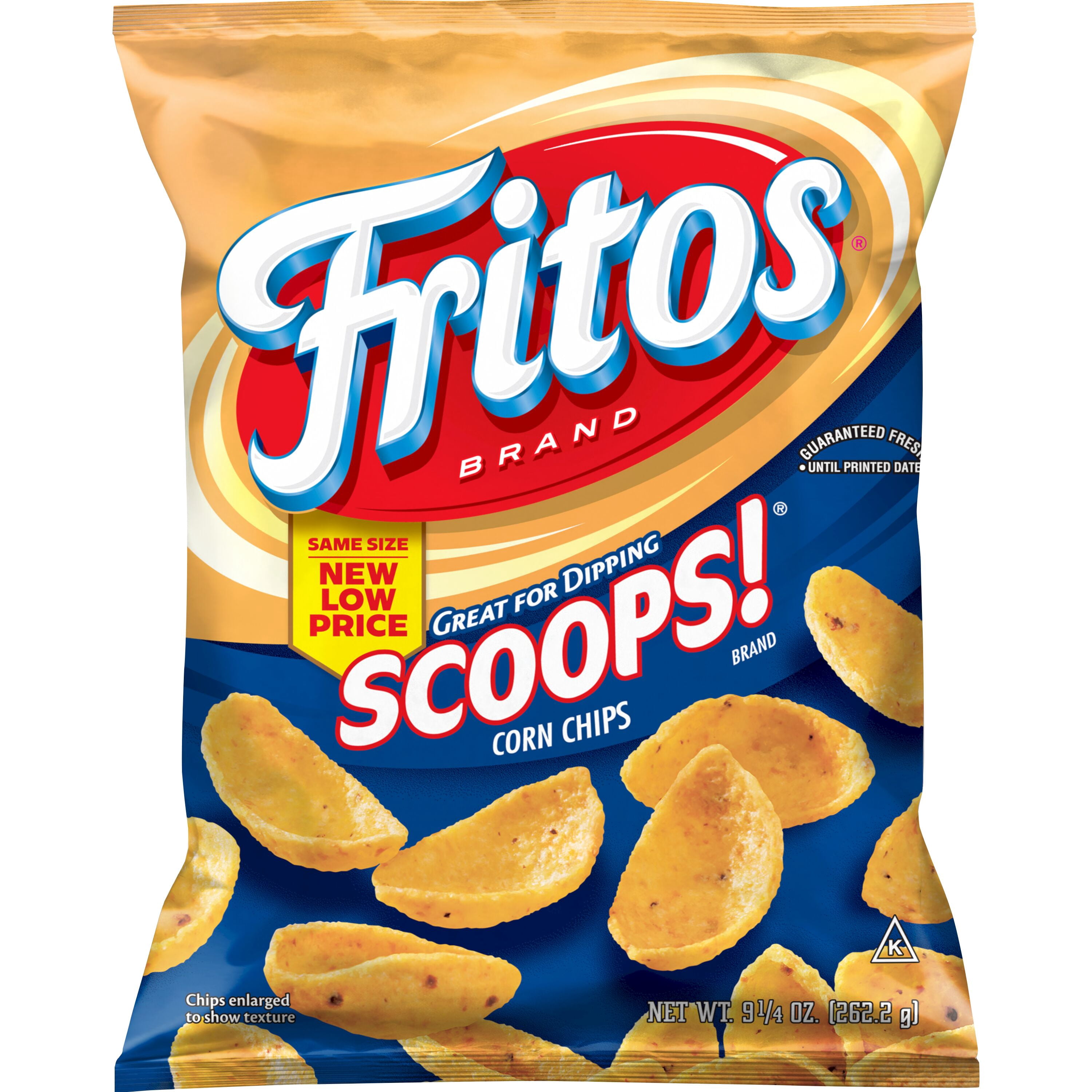 Fritos Scoops Corn Chips Original Flavor (9.25 oz) sec7m
