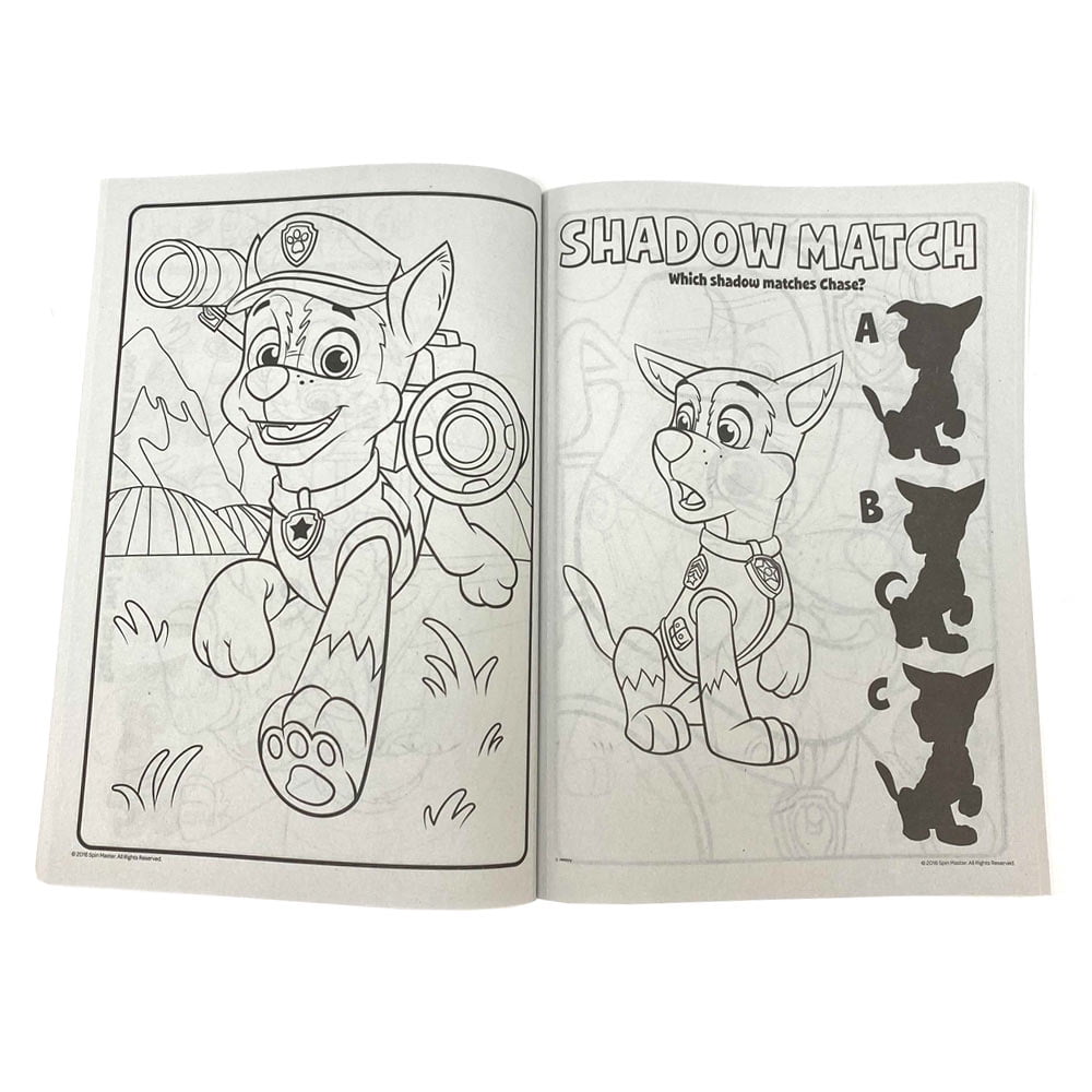 BAZIC Paw Patrol Jumbo Coloring and Activity Book Set (2 Pack, 8 in x 10.75 in) ystpz