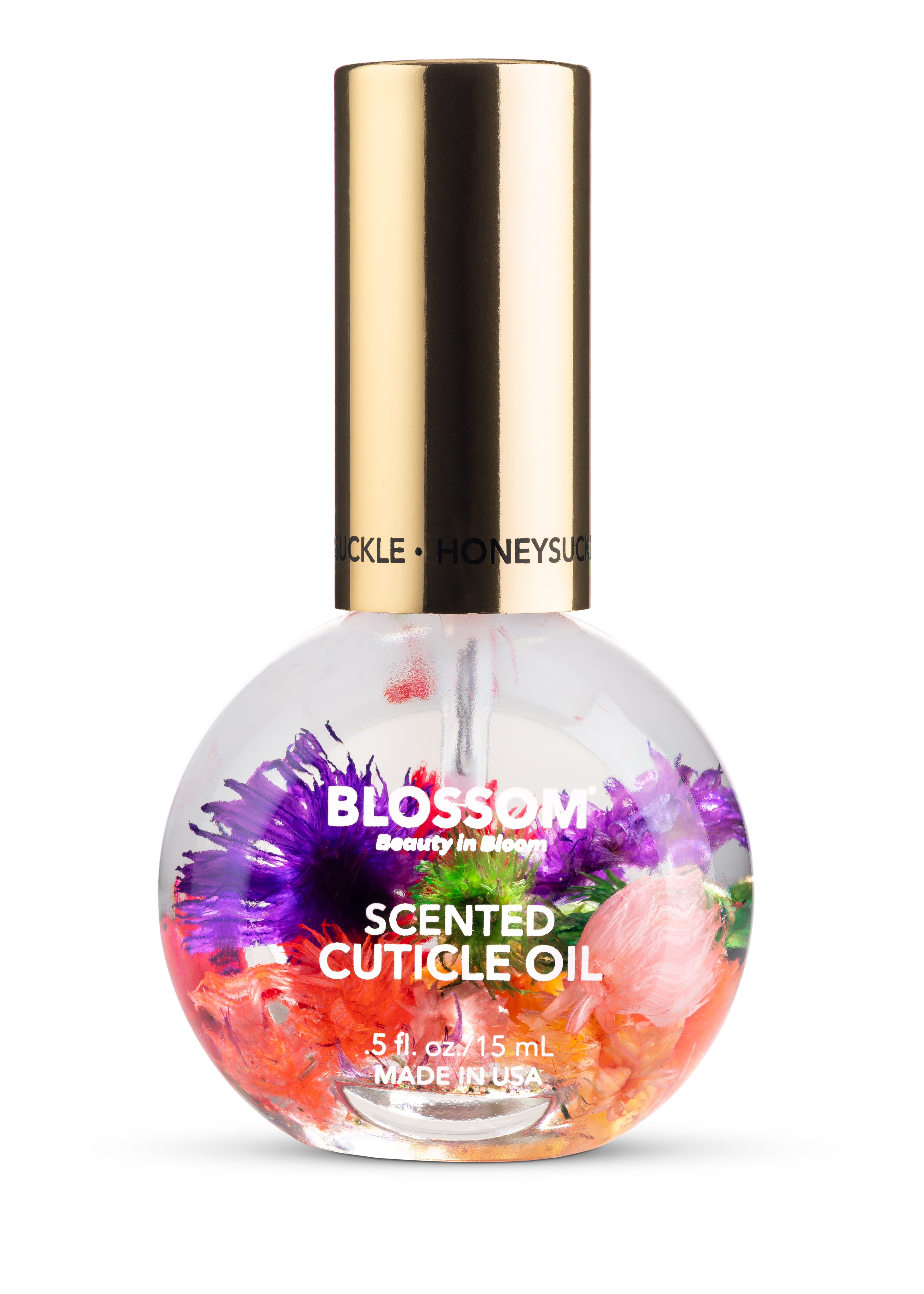 Blossom Honeysuckle Scented Cuticle Oil, Hydrating and Strengthening Nail Treatment (Honeysuckle, 0.5 fl oz) 8iwn4