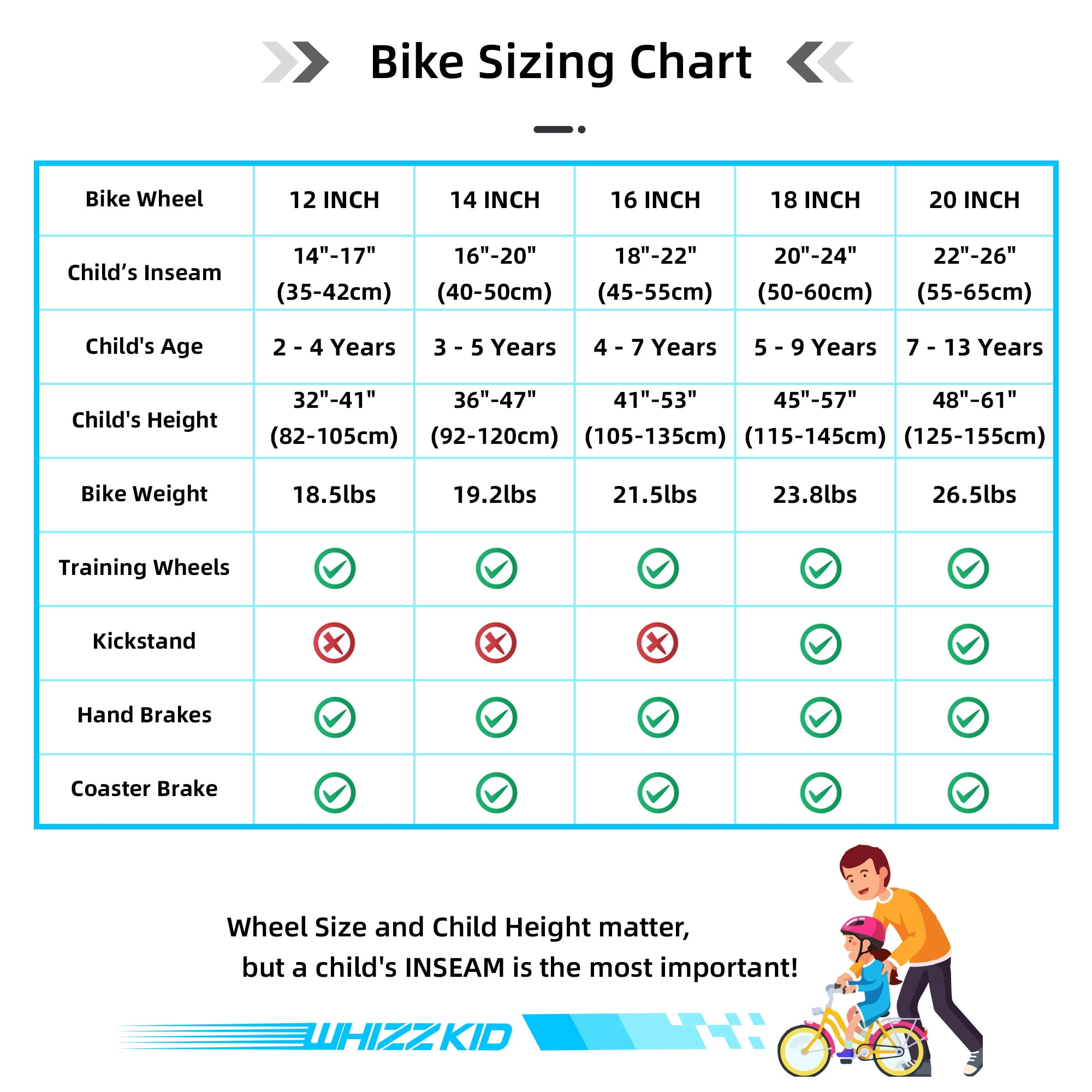 JOYSTAR 14 Inch Kids Bike with Training Wheels and Handbrake (Green, 14 in) slvrc