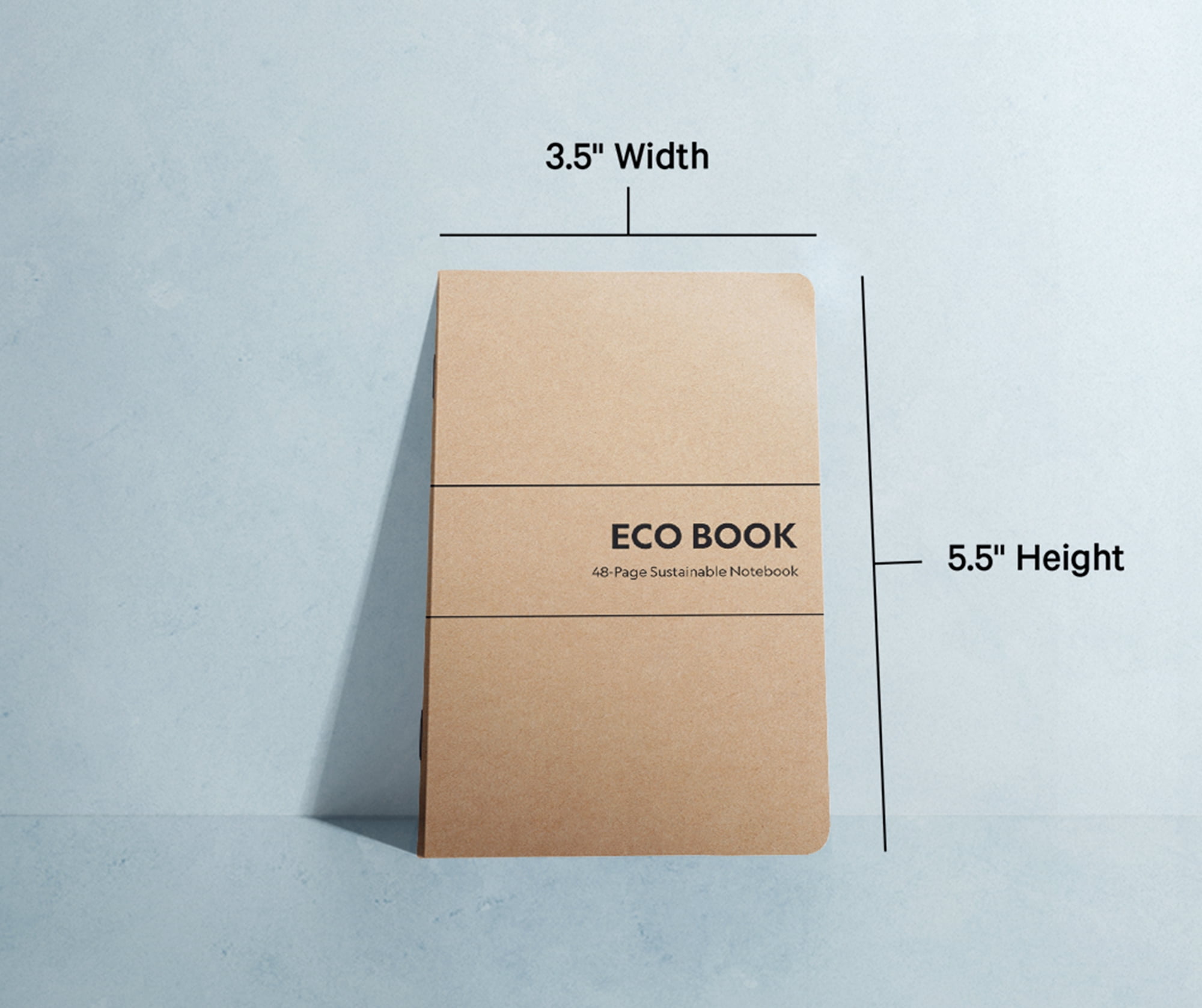 Twigs Paper Eco-Friendly Pocket Notebooks (3.5 x 5.5 in, 3-Pack) dhcx4