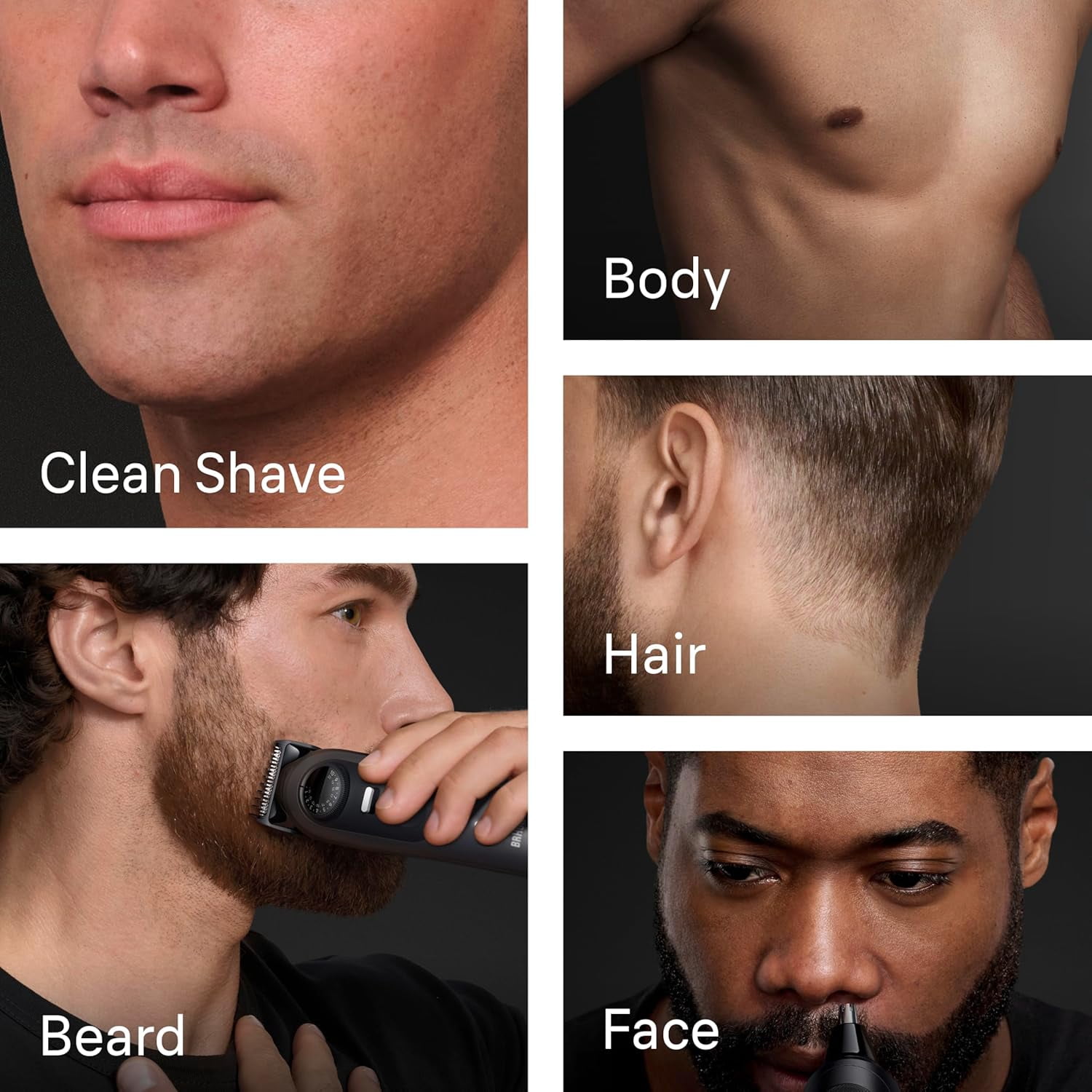 Braun Series 9 All-in-One Beard & Body Grooming Kit, Cordless Hair Trimmer & Shaver (Brown, 1 Pack) icoiw