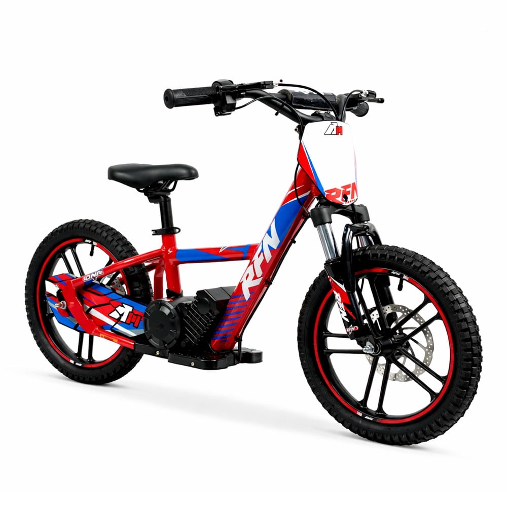 RFN Electric Dirt Bike for Kids, 500W Motor Off-Road E-Bike with 3 Speed Modes (Red, 16 in) k7d83
