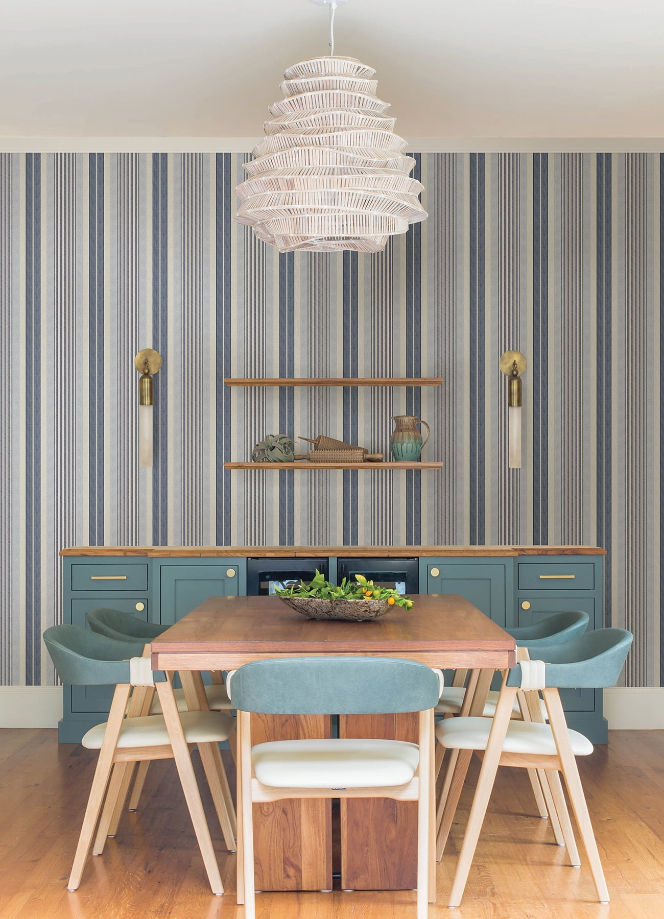 NuWallpaper Waverly Escot Peel and Stick Wallpaper (Blue, 20.5 in x 18 ft) p31jv