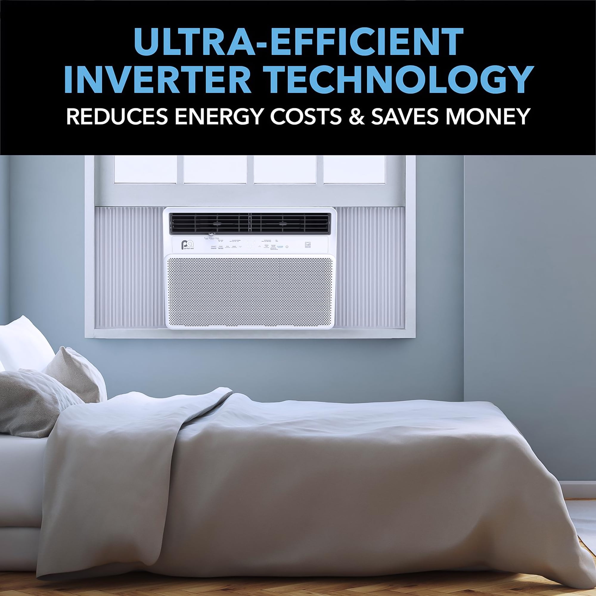 Perfect Aire 25000 BTU Window Air Conditioner with Remote Control (White, 1500 sq ft) 1etxn