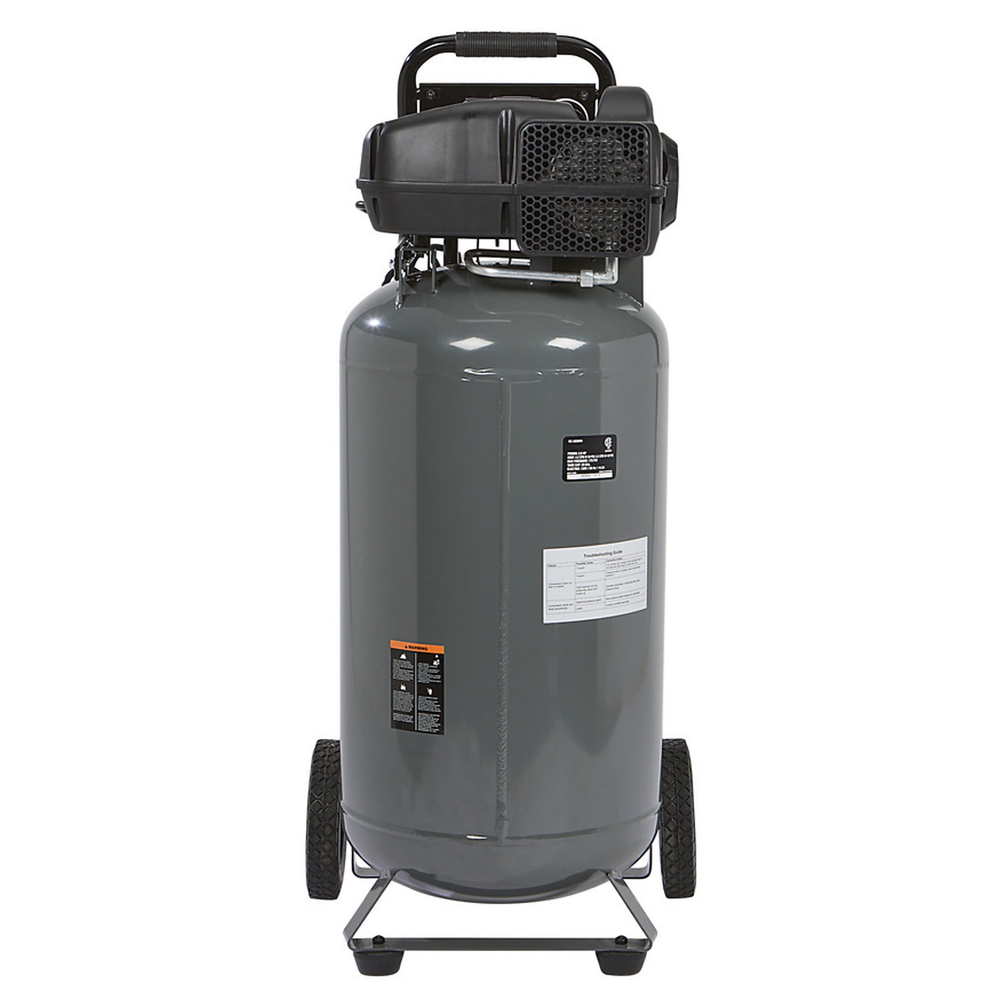 Klutch 20-Gallon Air Compressor (2 HP, 120 Volts, 175 PSI, Grey) ahkbe
