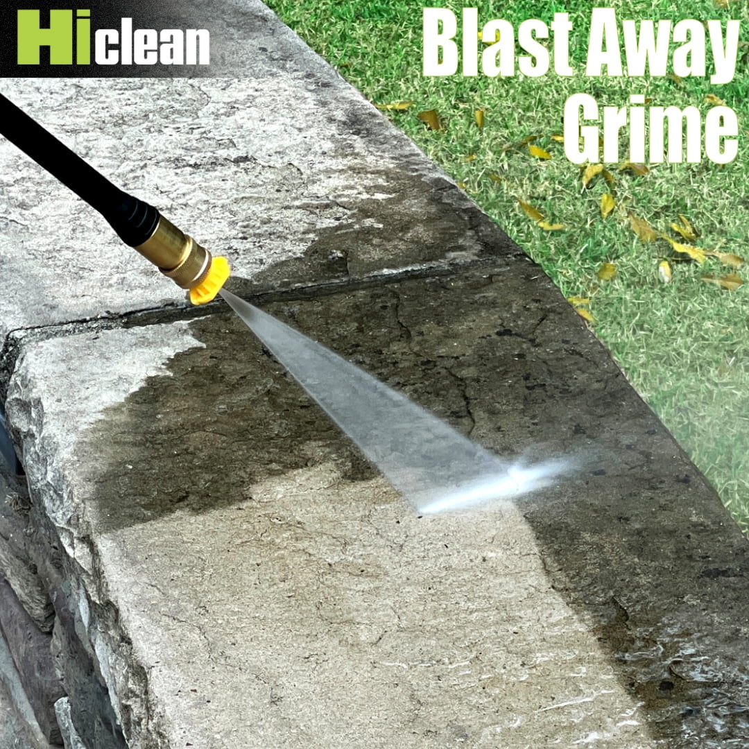Hiclean 1800 PSI Electric Pressure Washer, Compact Power Cleaner with Foam Cannon and 20 ft Hose 4yu3s