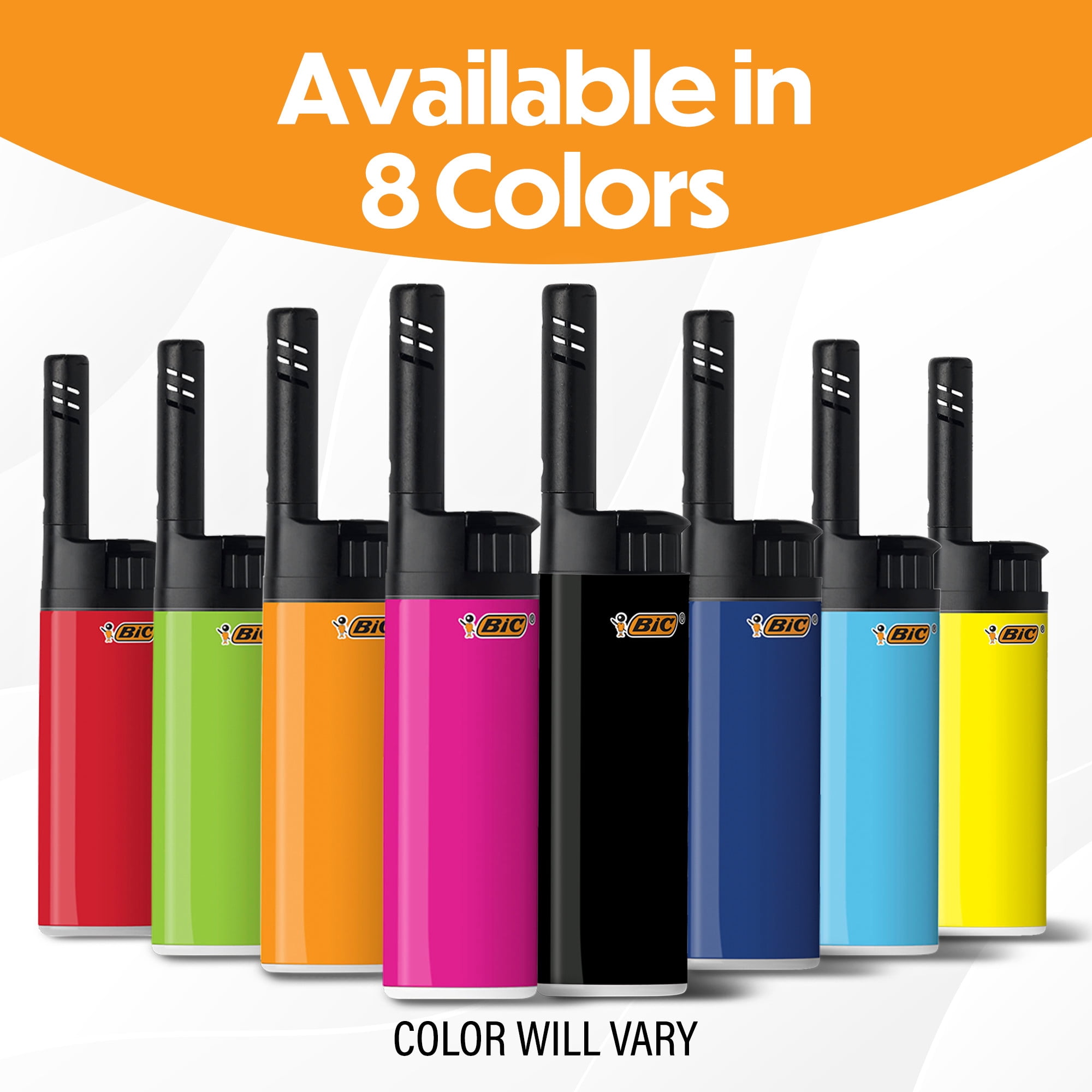 BIC EZ Reach Candle Lighters, Extended Wand for Grills and Firepits (Assorted Colors, 6 Count) 9ko1w
