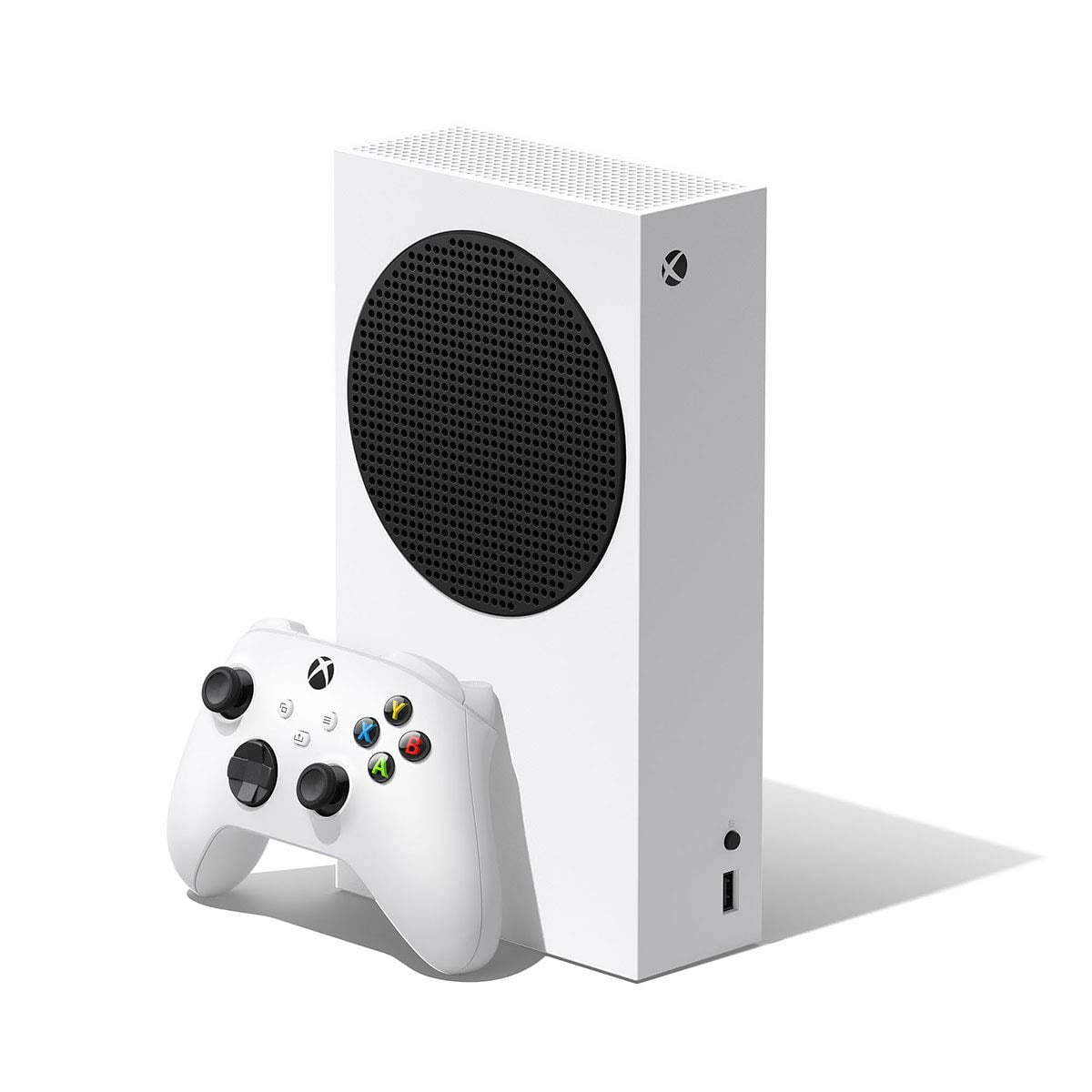 Microsoft Xbox Series S Gaming Console (Refurbished, White, 512GB) 7eoxv