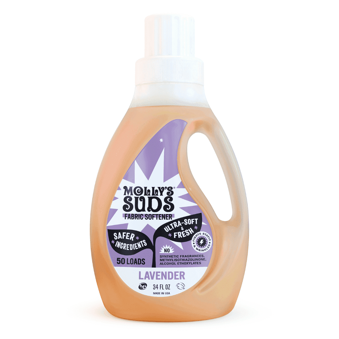 Molly's Suds Fabric Softener Liquid for Sensitive Skin (Lavender, 50 Loads) ov3nr