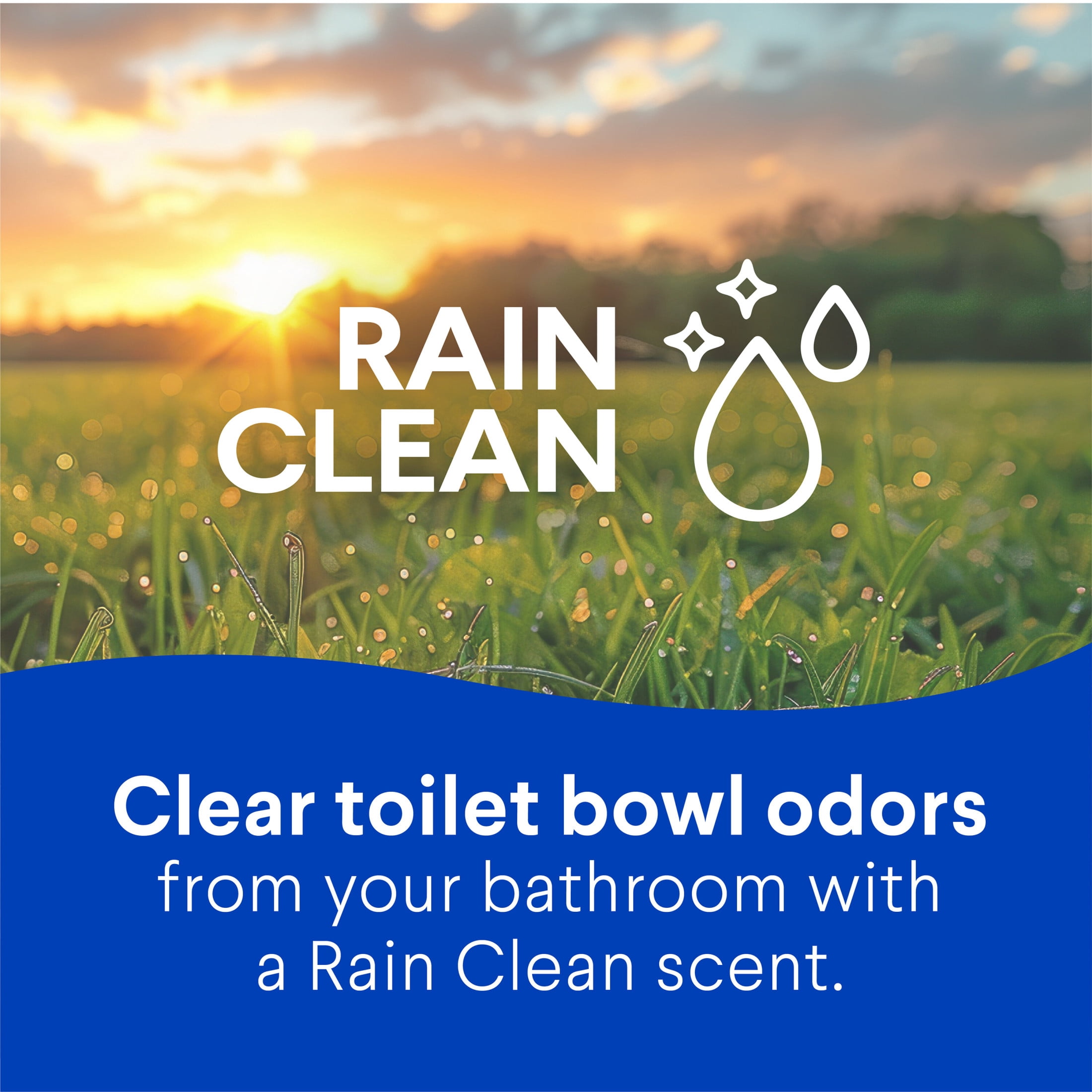 Clorox Toilet Bowl Cleaner with Bleach, Rain Clean Scent (24 fl oz) atrrd