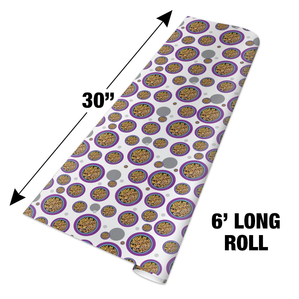 Graphics and More Willy Wonka and the Chocolate Factory Logo Premium Gift Wrap (30 in x 72 in) ogoeb