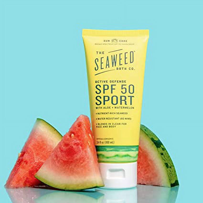 The Seaweed Bath Co. Active Defense Sunscreen SPF 50 Broad Spectrum Moisturizing Cream (3.4 oz) p3i0x