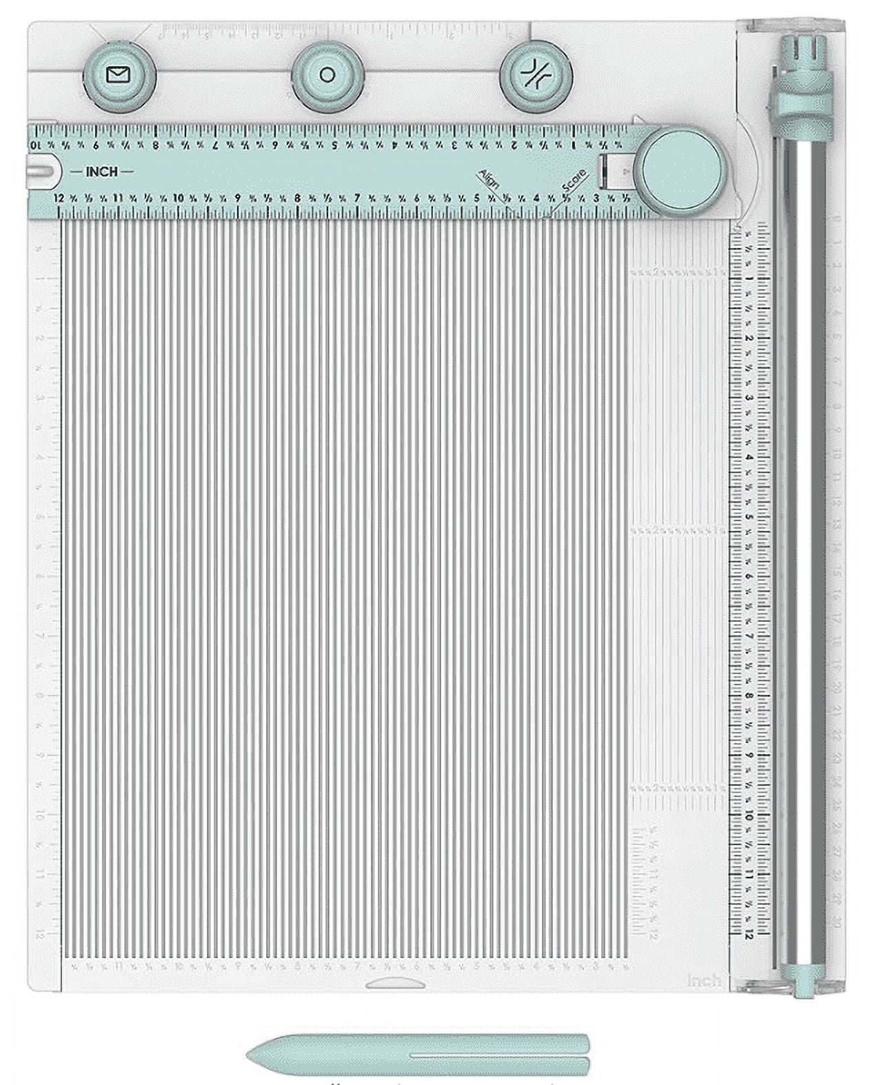 Sizzix Scoring Board and Trimmer Papercraft Tool for Precise Cutting and Folding (12 in x 12 in) ul7ty