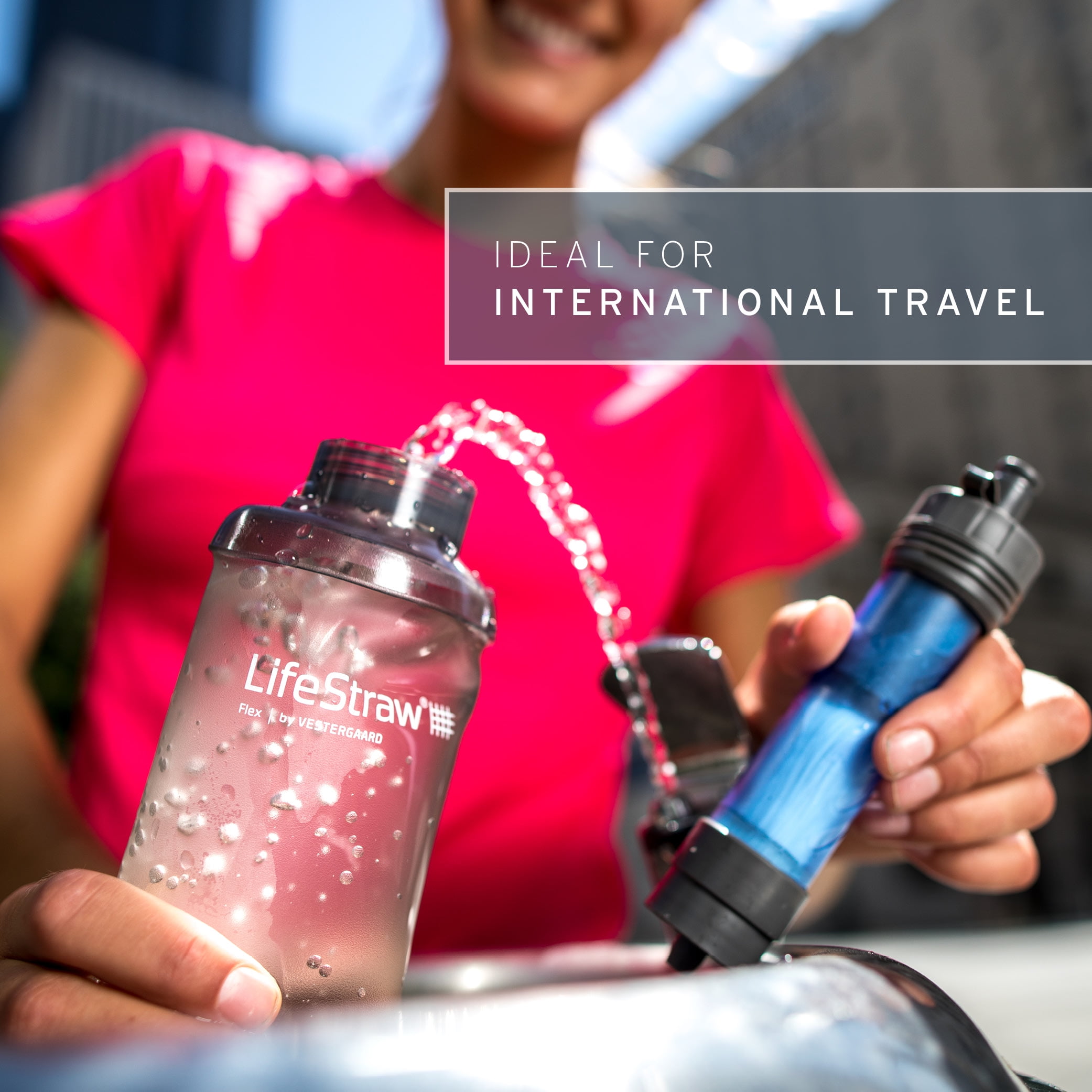 LifeStraw Flex Water Filter System with Collapsible Squeeze (Grey, 22 fl oz) xllyw - Image 11