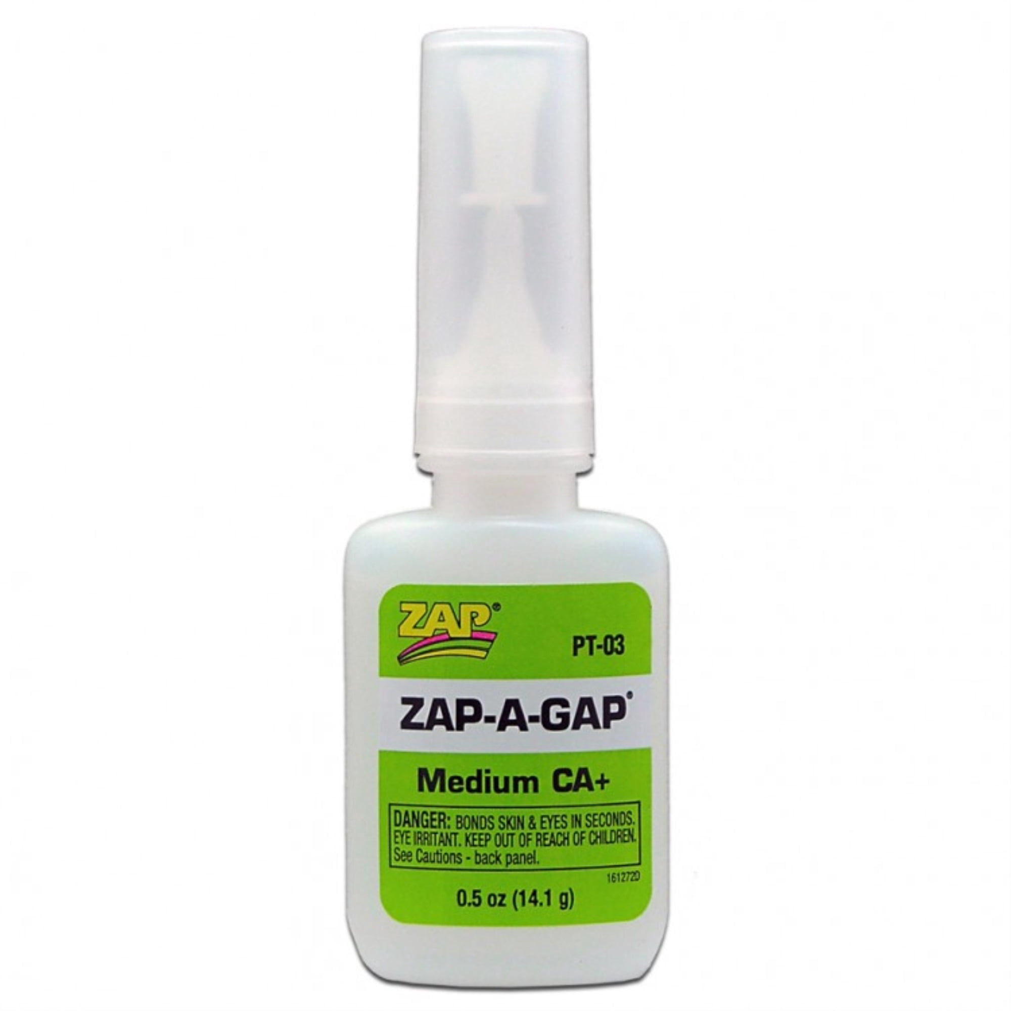Zap-A-Gap CA Plus Adhesive Professional Strength Instant Glue (Clear, 0.5 oz) o94wj