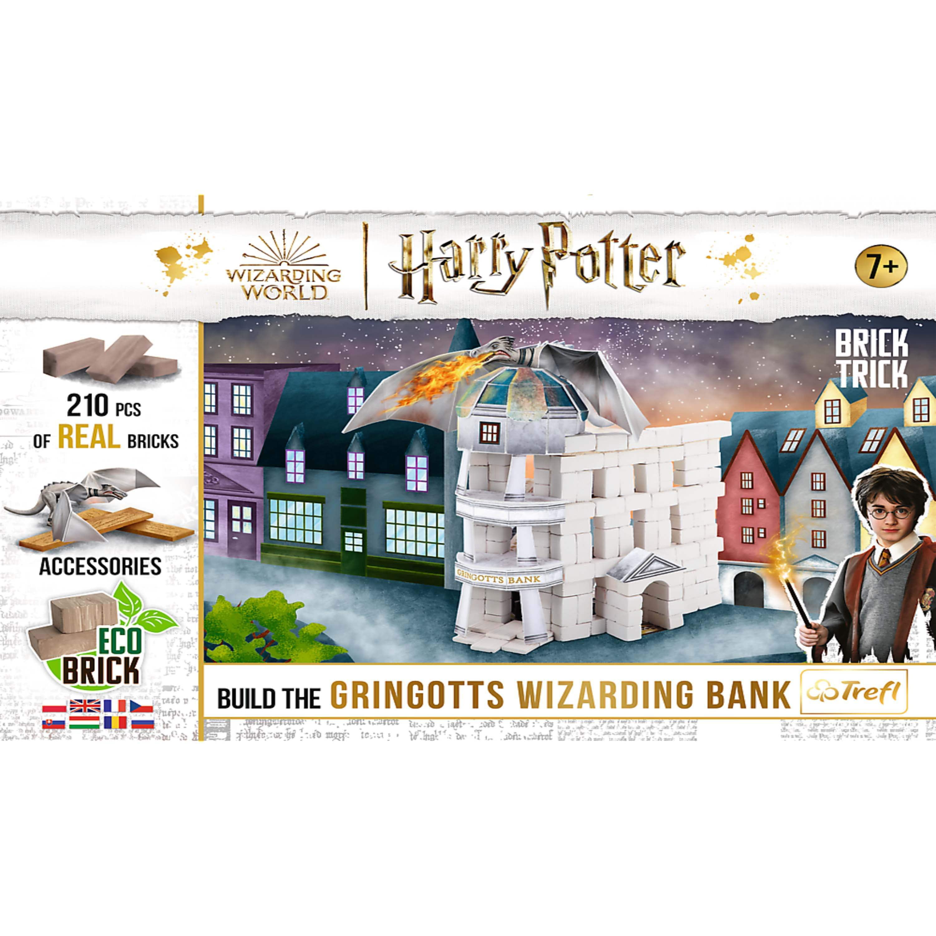 Trefl Brick Trick Harry Potter Gringotts Wizarding Bank Construction Set (1 Set) 0l4nb