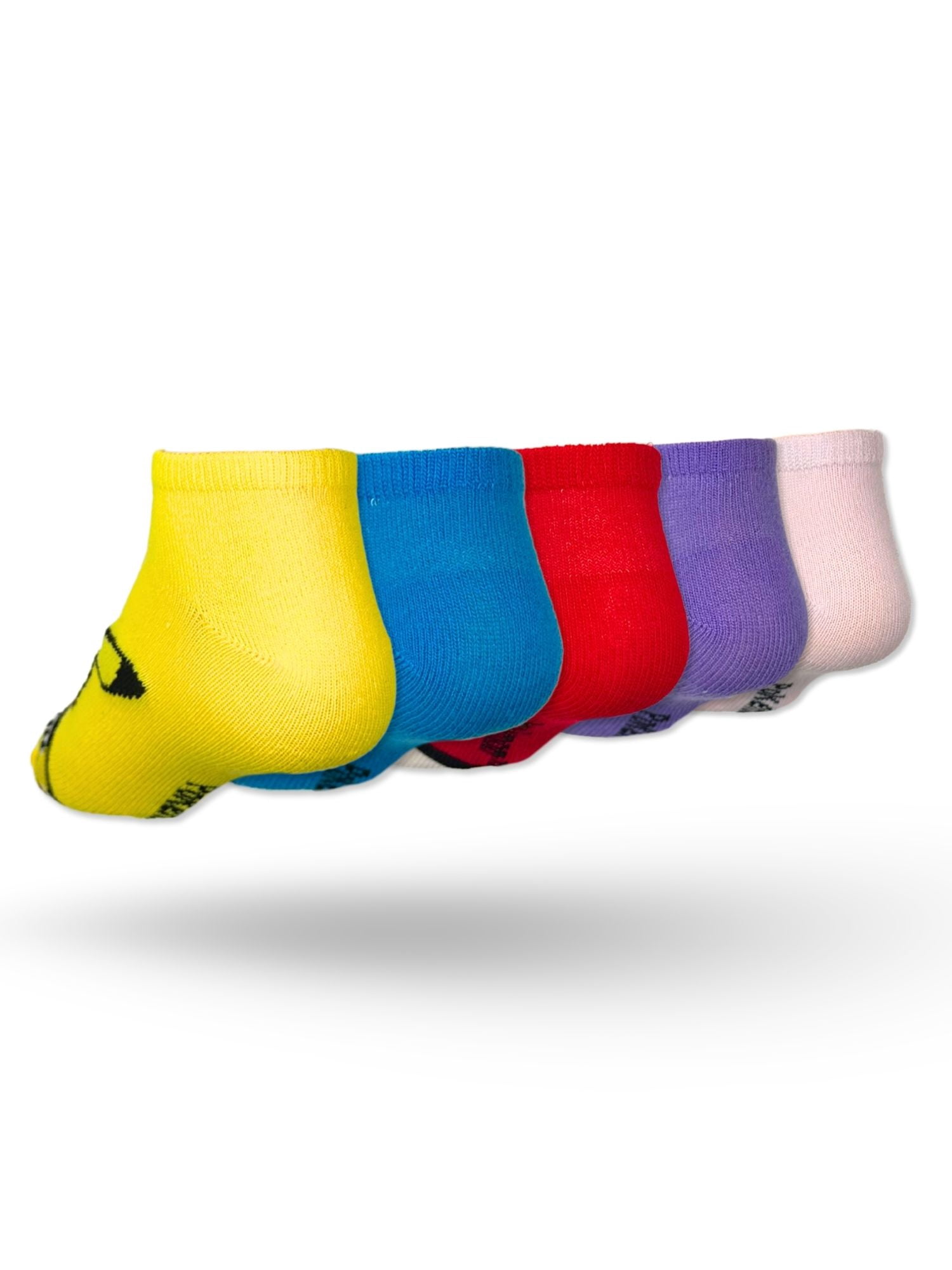 Pokémon Boys No-Show Socks, Comfortable Athletic Footwear, Multi-Character Design (5-Pack, S/M-M/L) yogxj