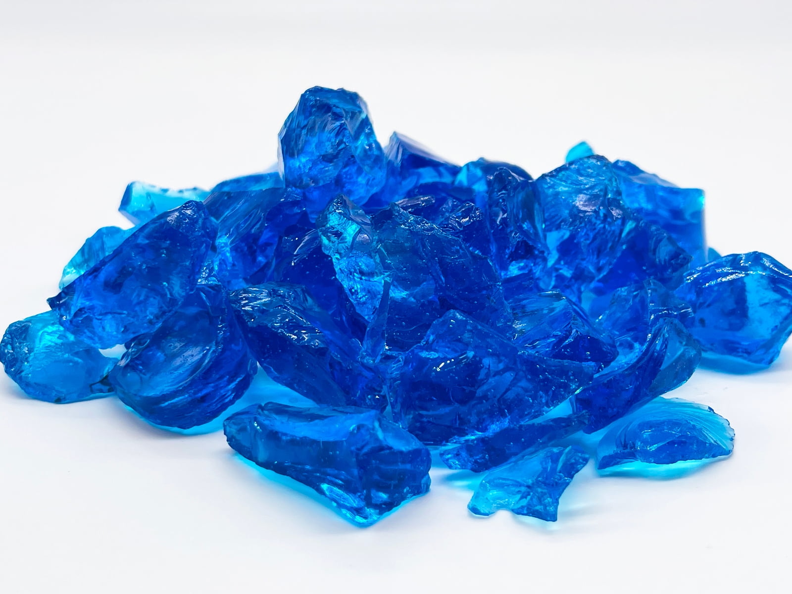 Element Fireglass Turquoise Blue Fire Glass Decorative Media for Fire Pits and Fireplaces (Blue, 2 oz) xkplz