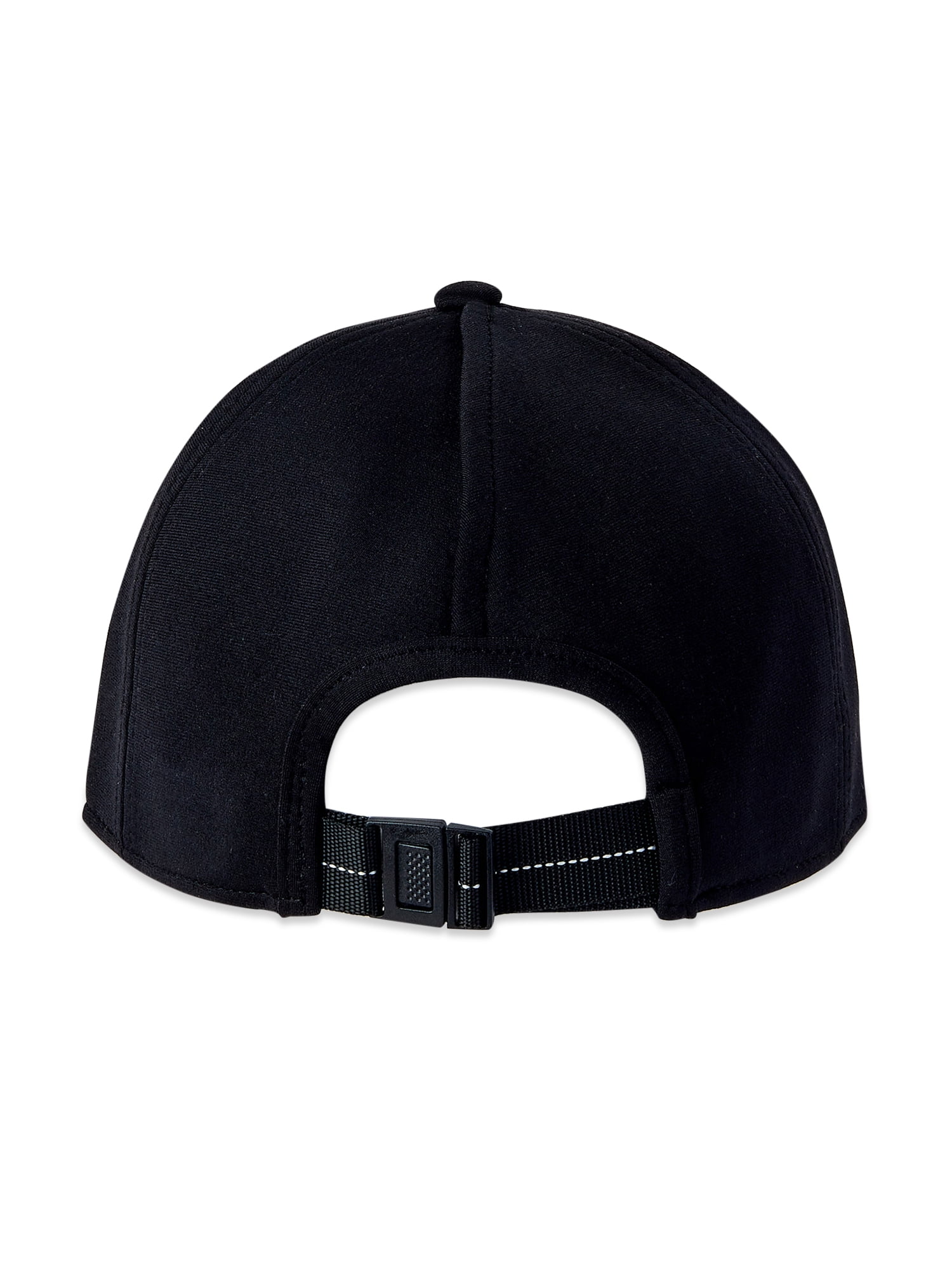 Athletic Works Women's Nylon Ponytail Baseball Cap (Black, One Size) g6j26