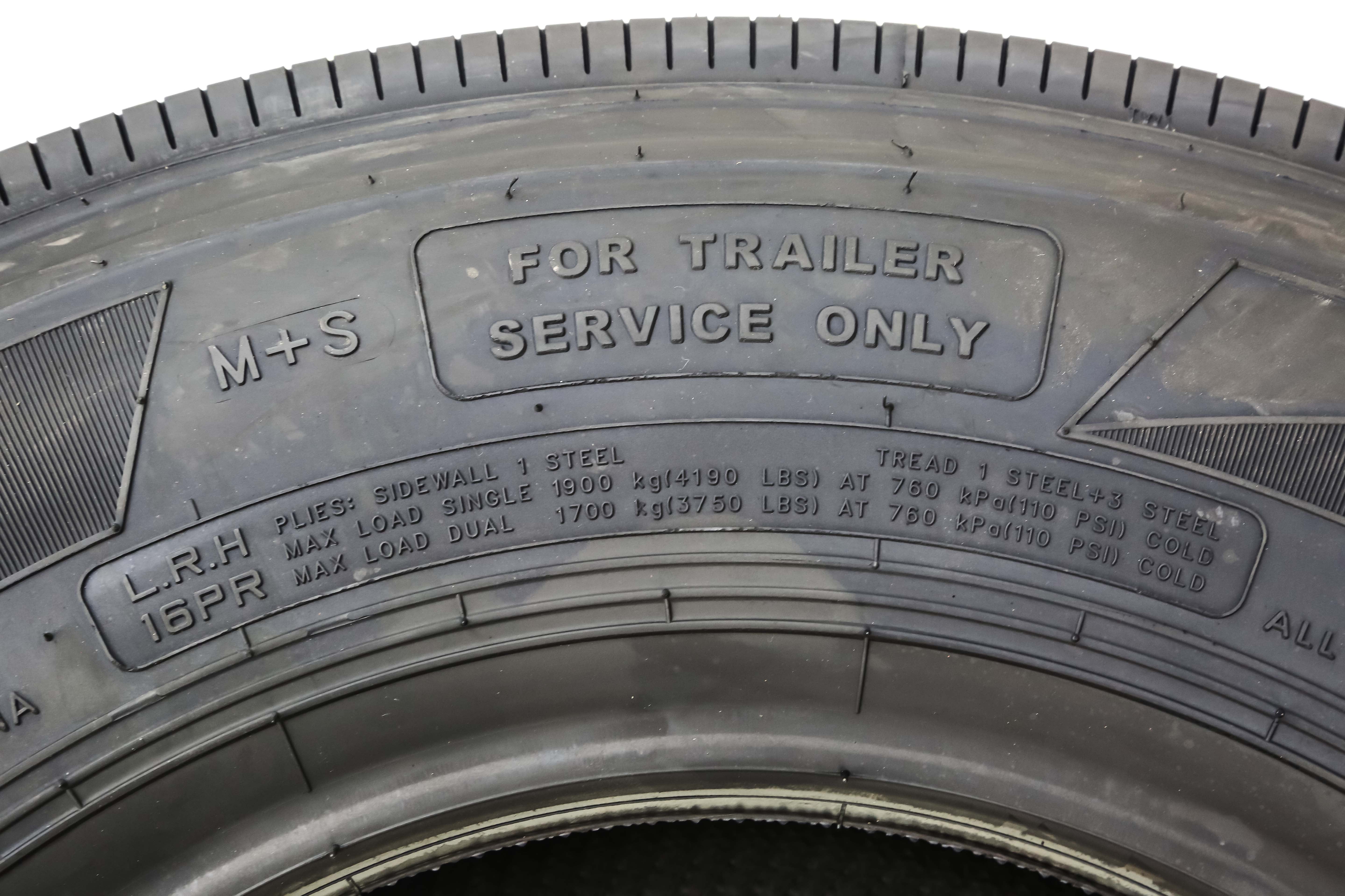 Gremax ST235/80R16 All Steel Heavy Duty Trailer Radial Tires (16-Ply, 4-Pack) dq48l