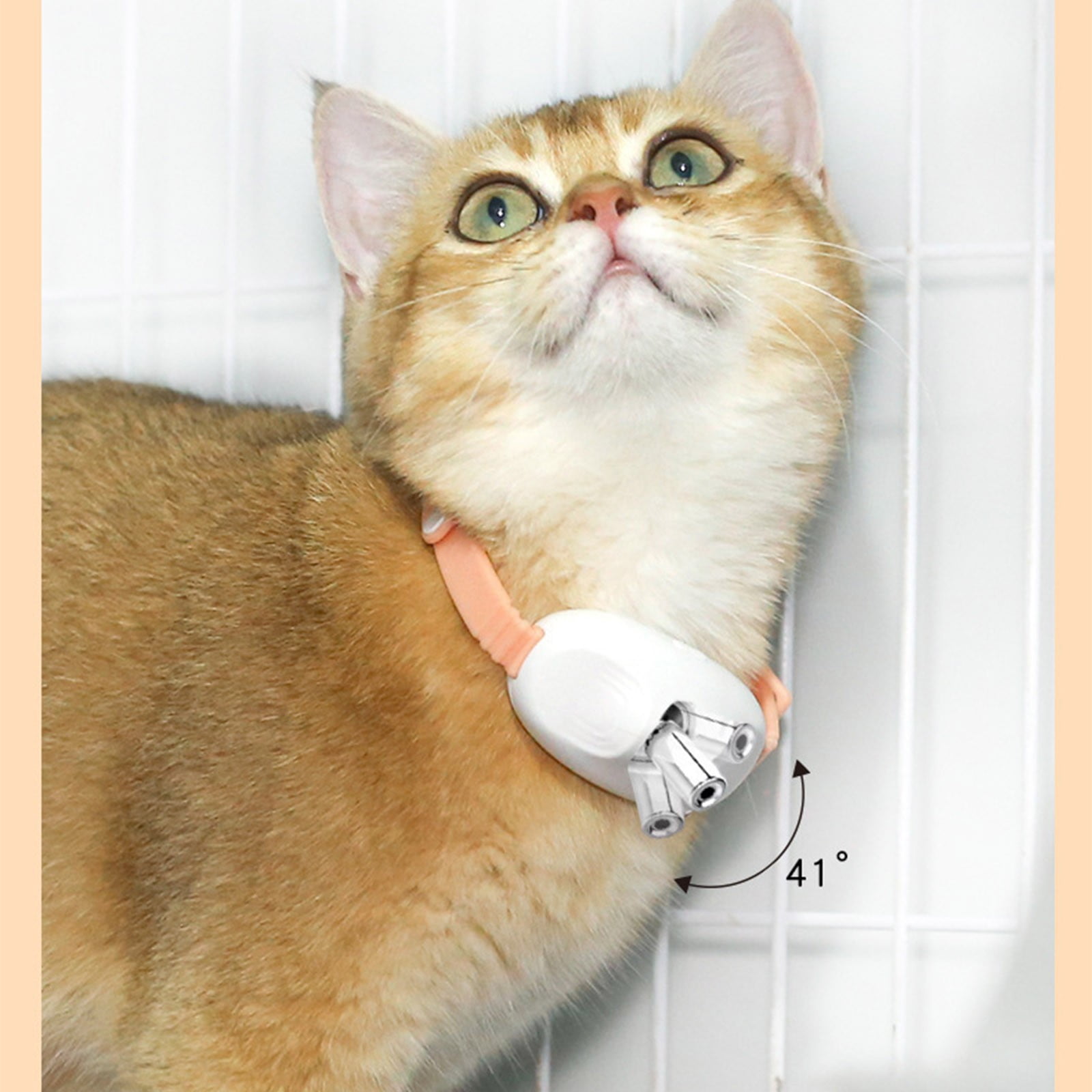 WLOELOEW Automatic Laser Pointer Cat Collar, Interactive Wearable Pet Toy, USB Rechargeable (Mint Green, 0.2 lb) fq4le